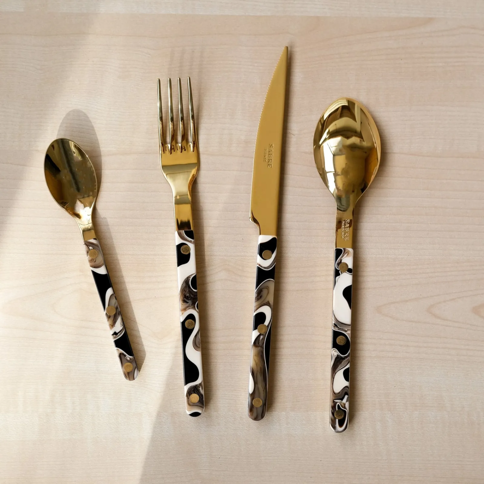 Sabre Paris Bistrot Gold Dune, Dune Noir DuneNoir Flash Sale