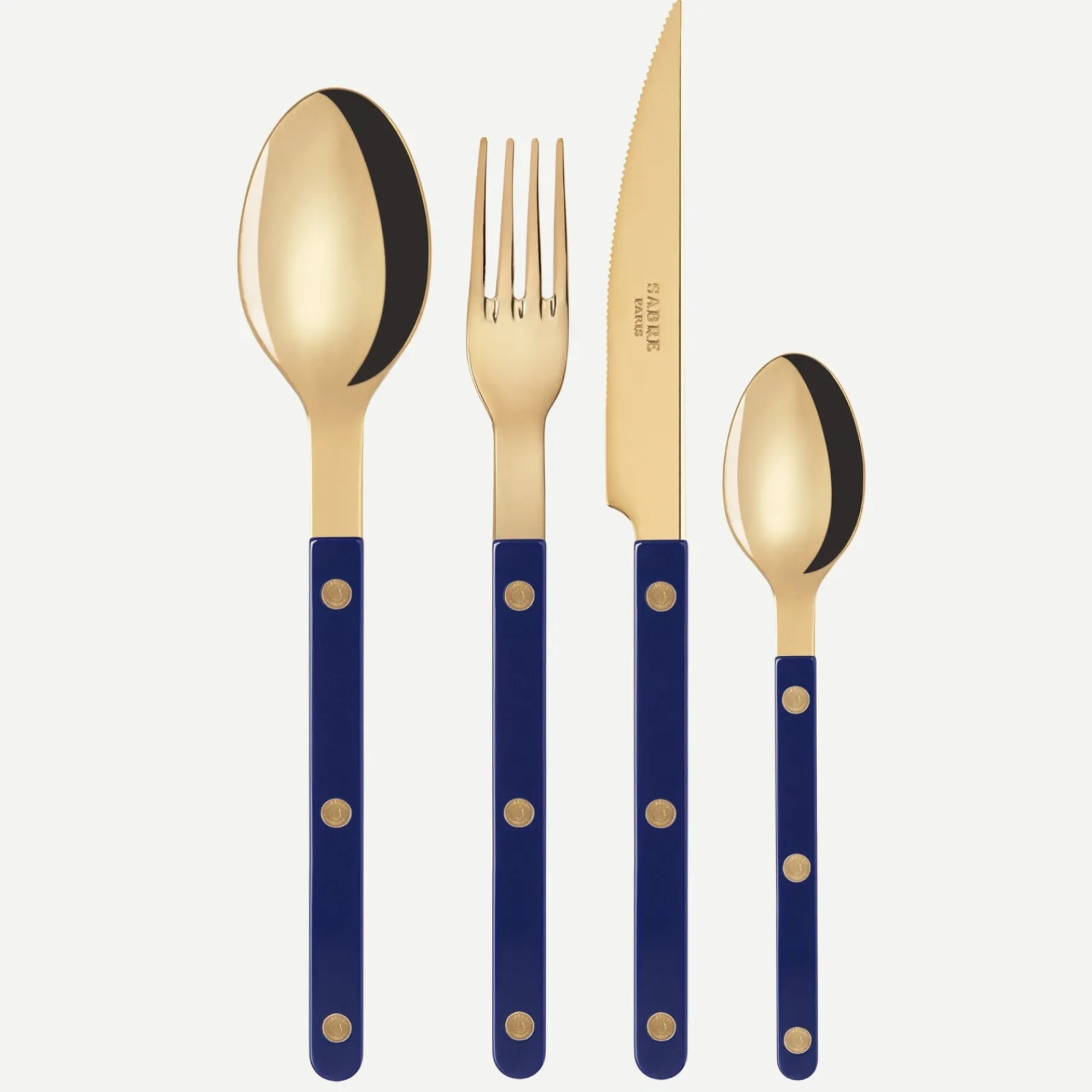 Sabre Paris Bistrot Gold Uni, Bleu marine Bleumarine Cheap