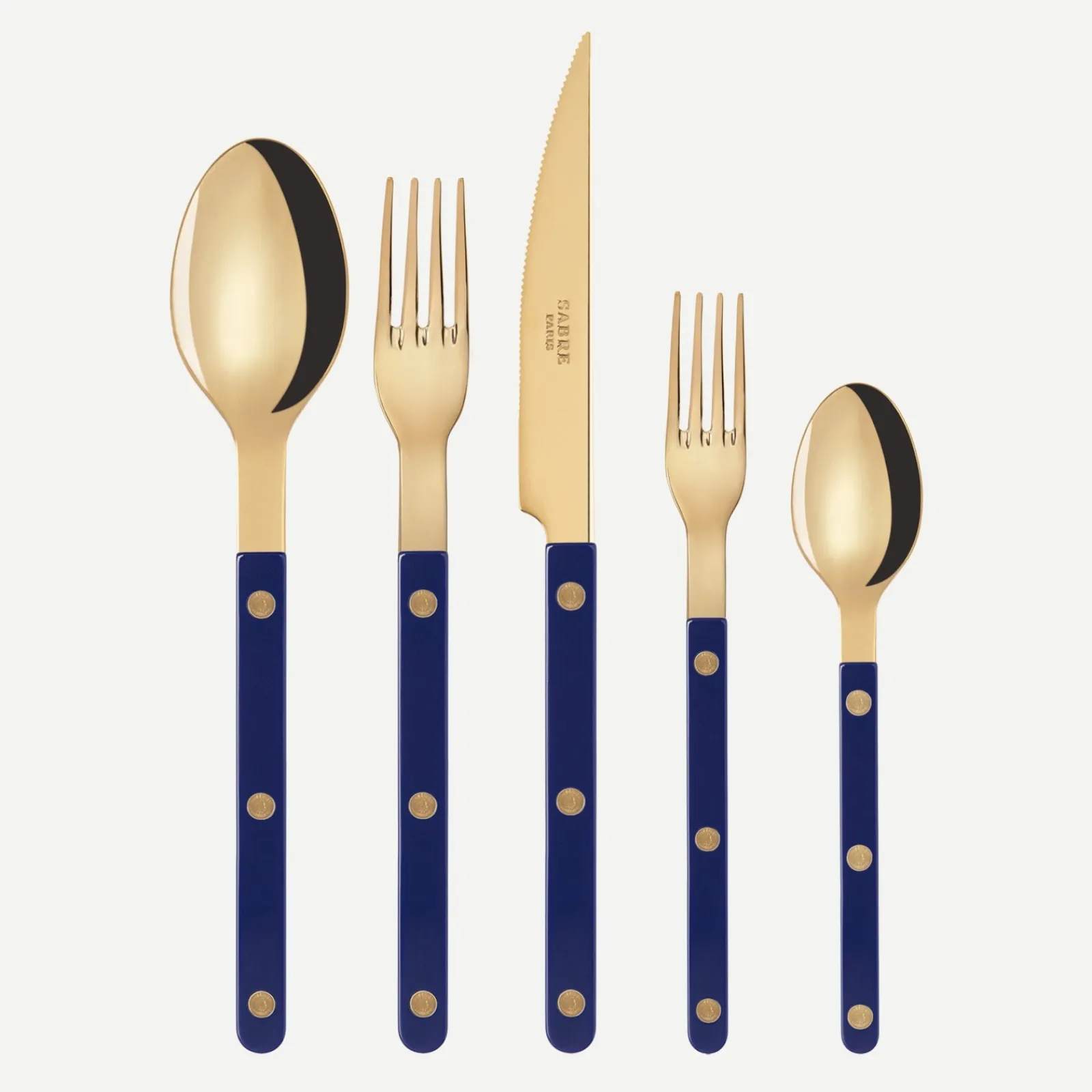 Sabre Paris Bistrot Gold Uni, Bleu marine Bleumarine Hot
