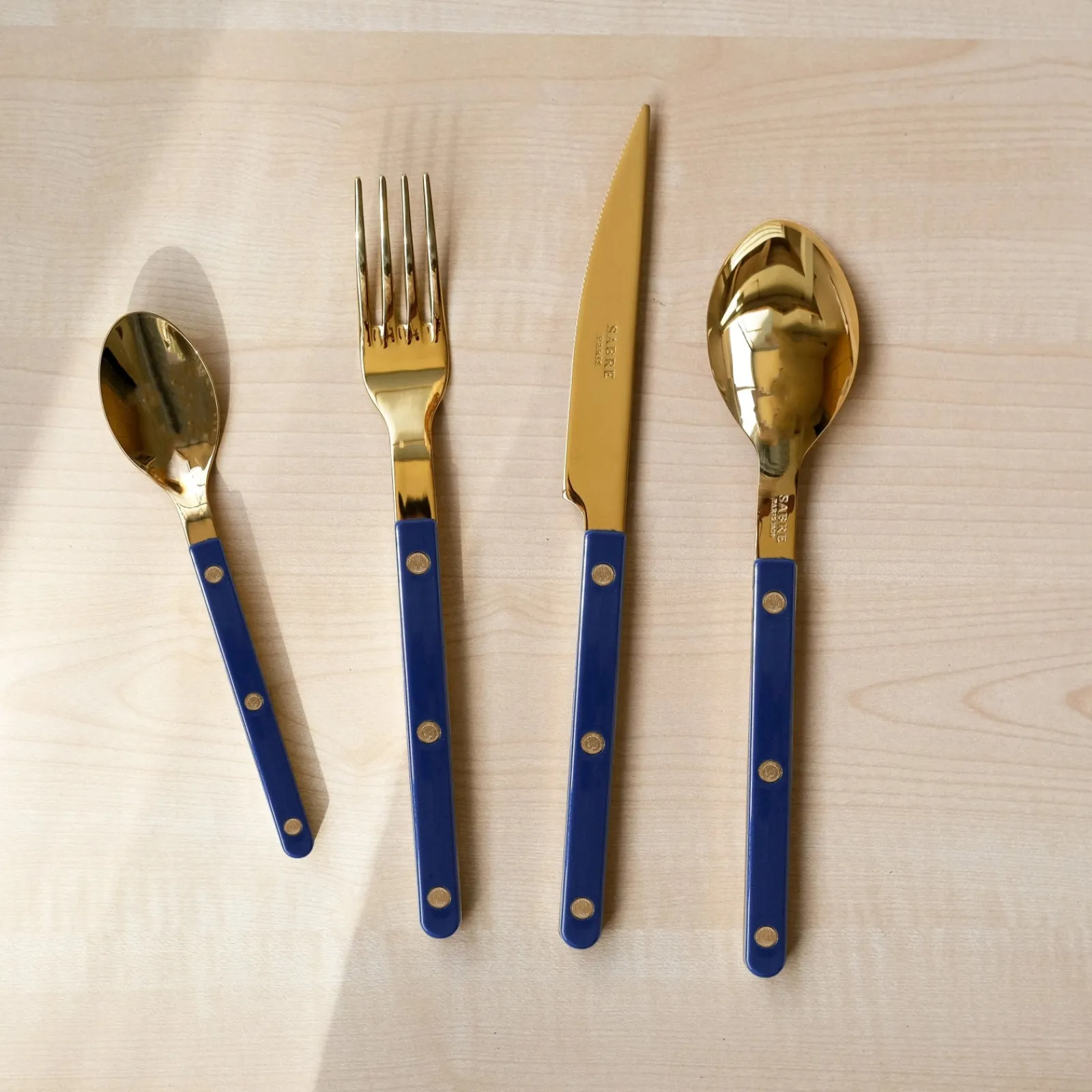 Sabre Paris Bistrot Gold Uni, Bleu marine Bleumarine Hot