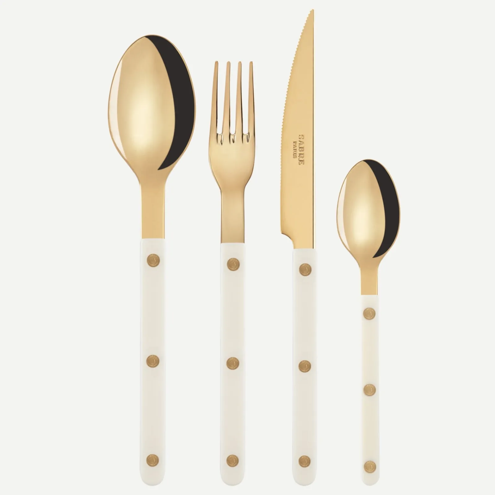 Sabre Paris Bistrot Gold Uni, Ivoire Clearance
