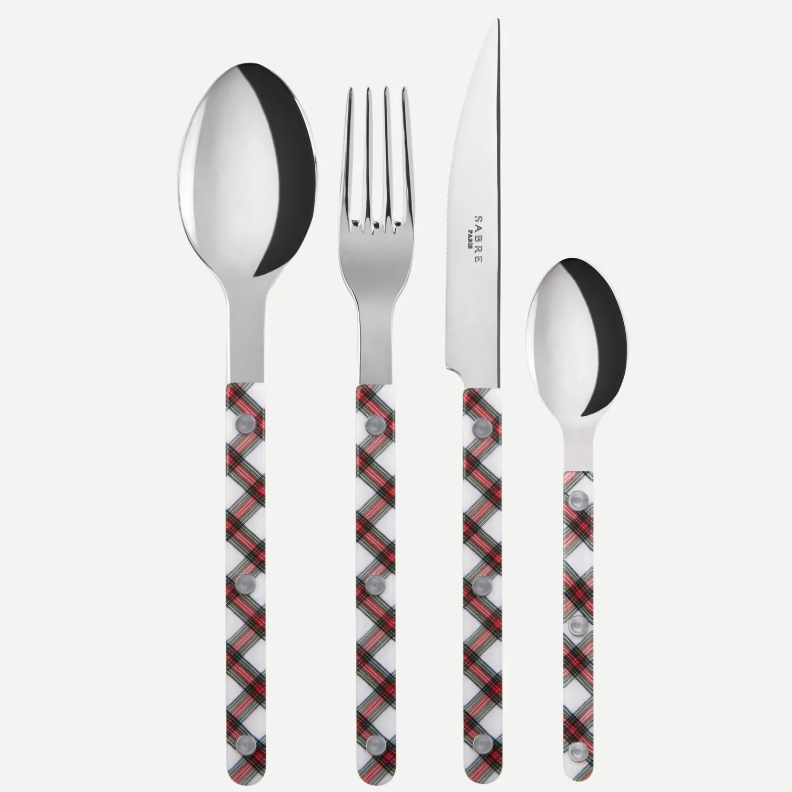 Sabre Paris Bistrot Tartan, Blanc Fashion