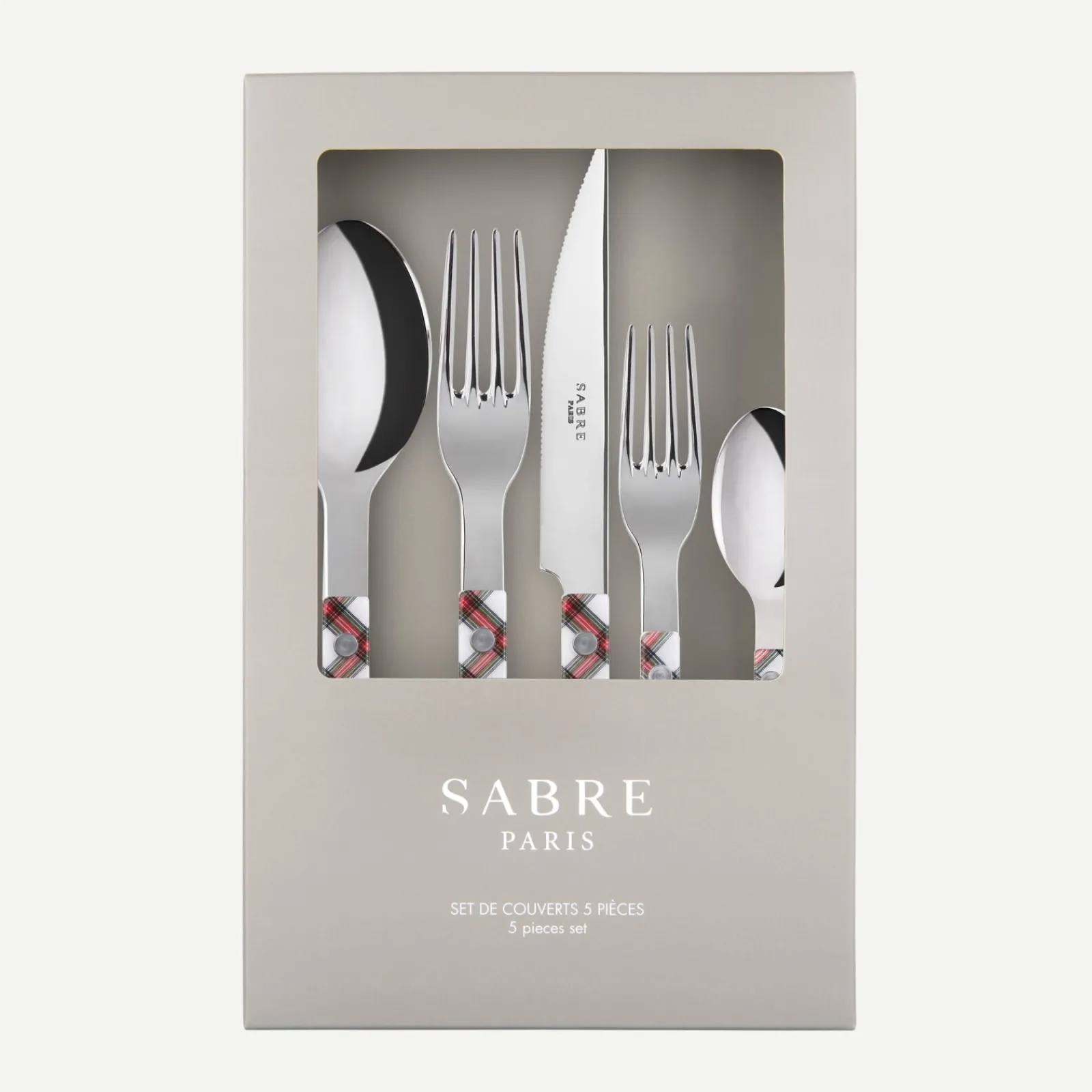 Sabre Paris Bistrot Tartan, Blanc Store