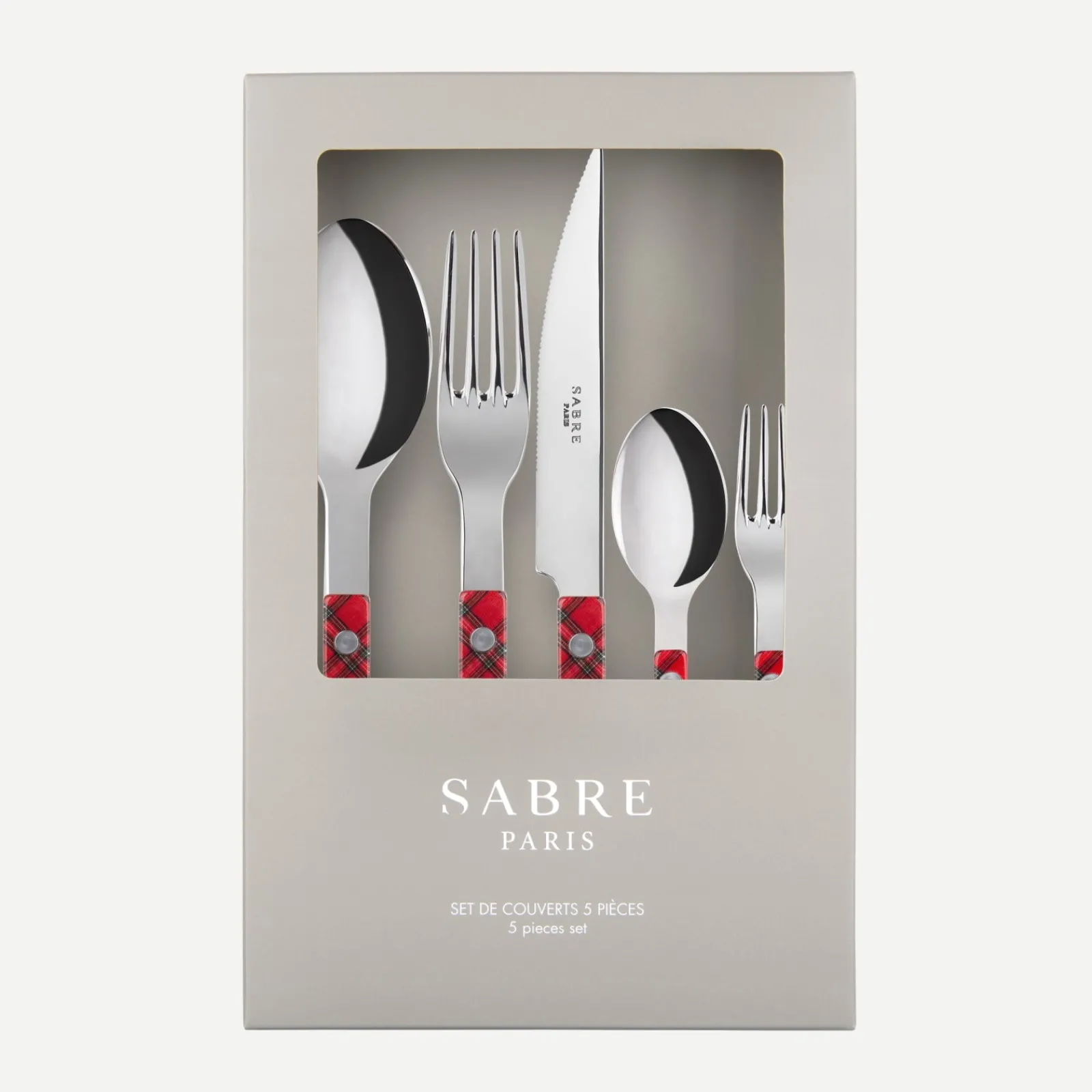 Sabre Paris Bistrot Tartan, Rouge Best