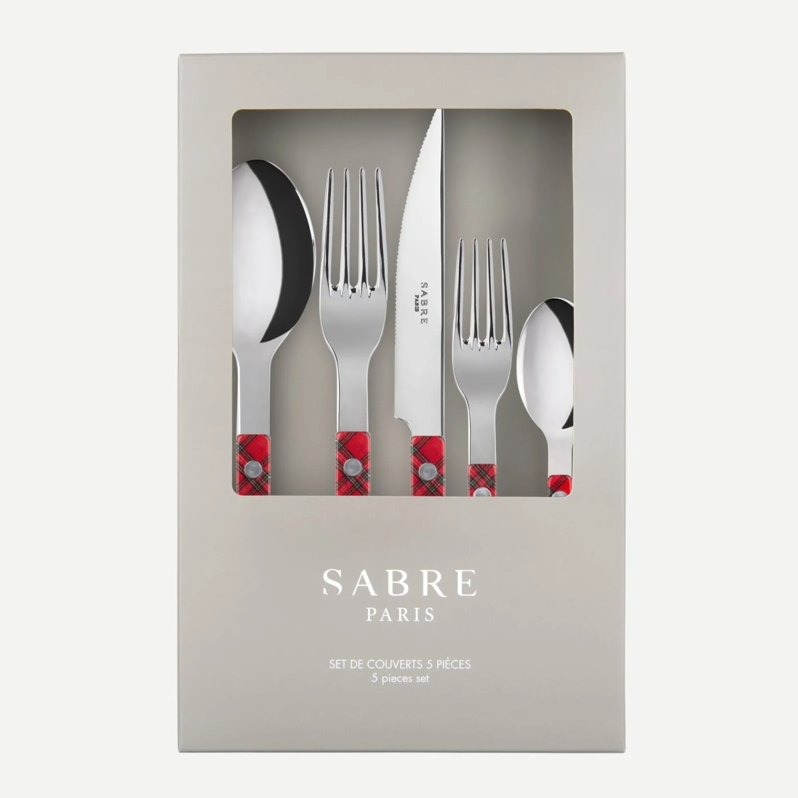 Sabre Paris Bistrot Tartan, Rouge Best