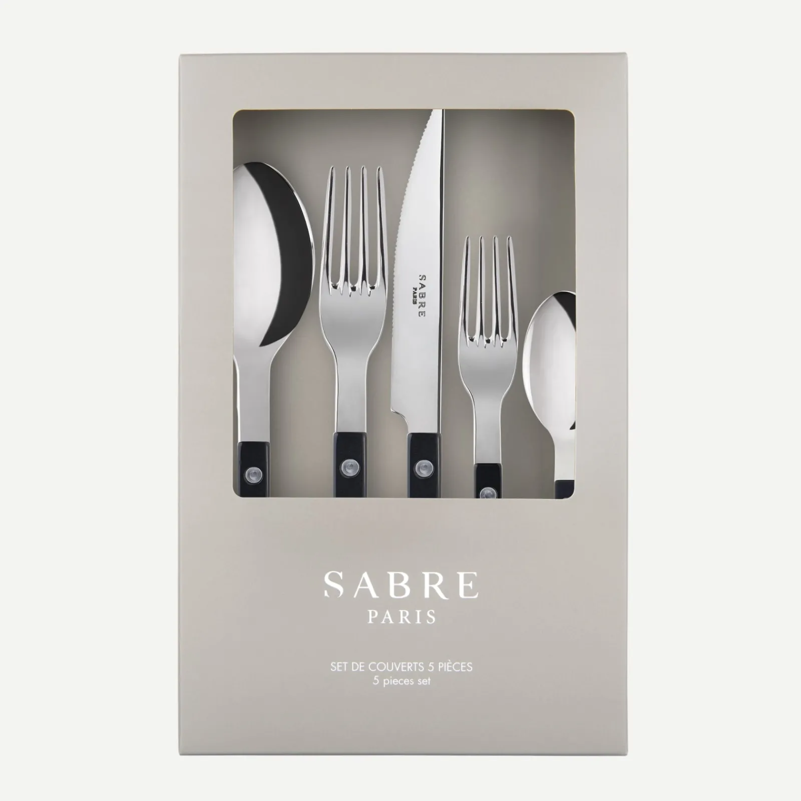 Sabre Paris Bistrot Uni, Noir Discount