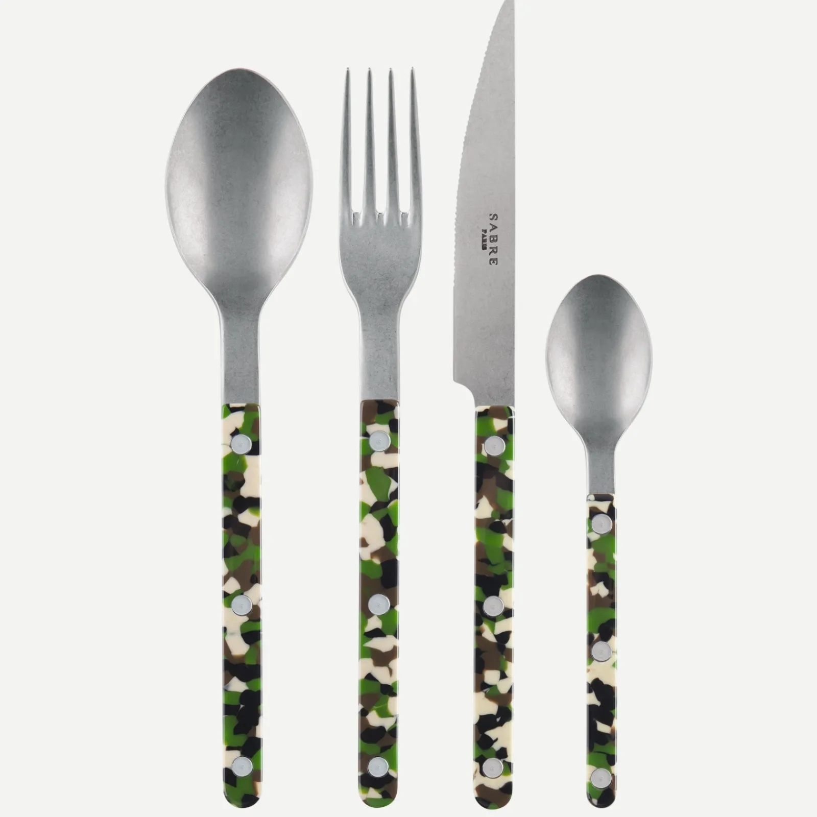 Sabre Paris Bistrot Vintage Camouflage, Vert New