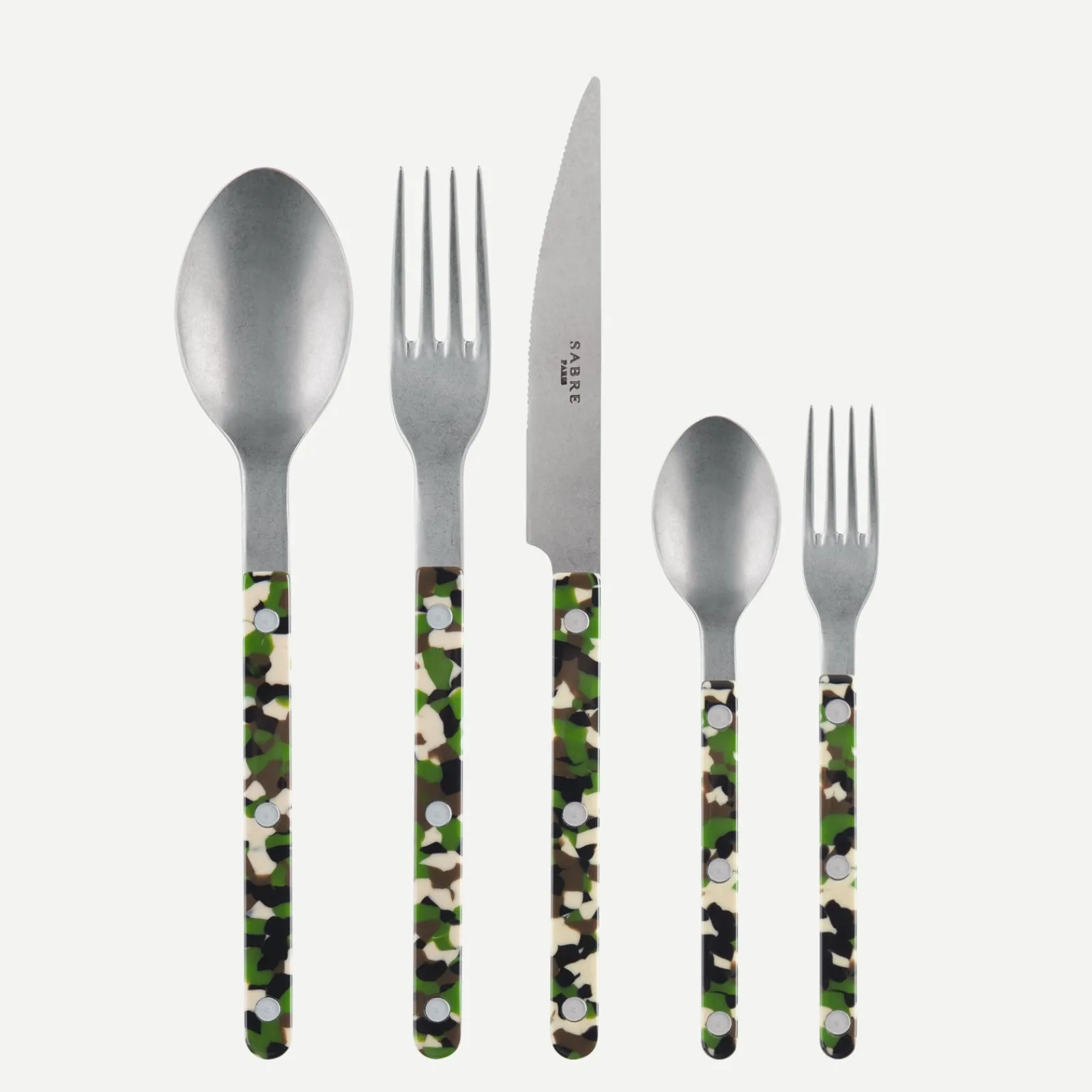 Sabre Paris Bistrot Vintage Camouflage, Vert New