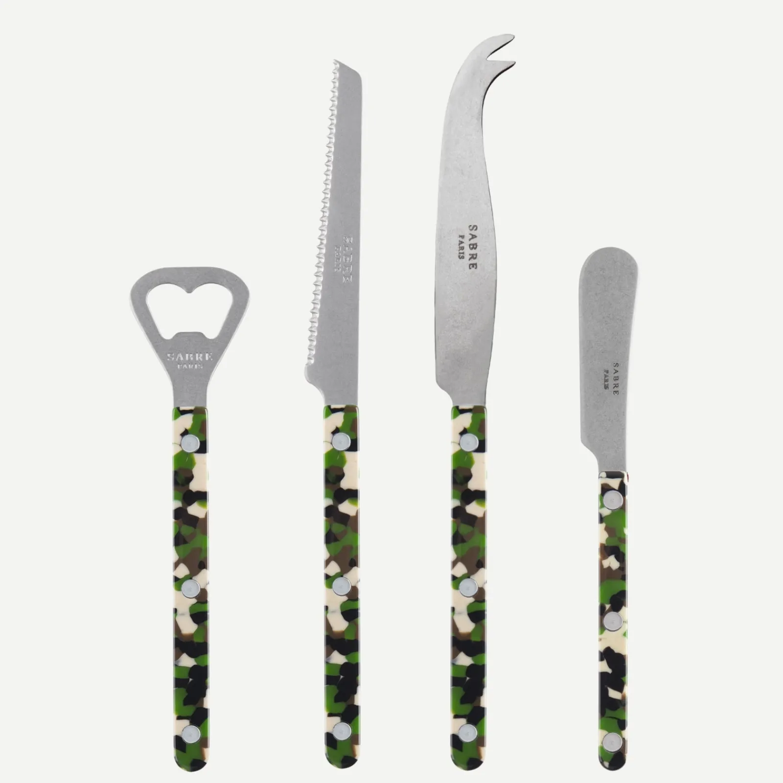 Sabre Paris Bistrot Vintage Camouflage, Vert New