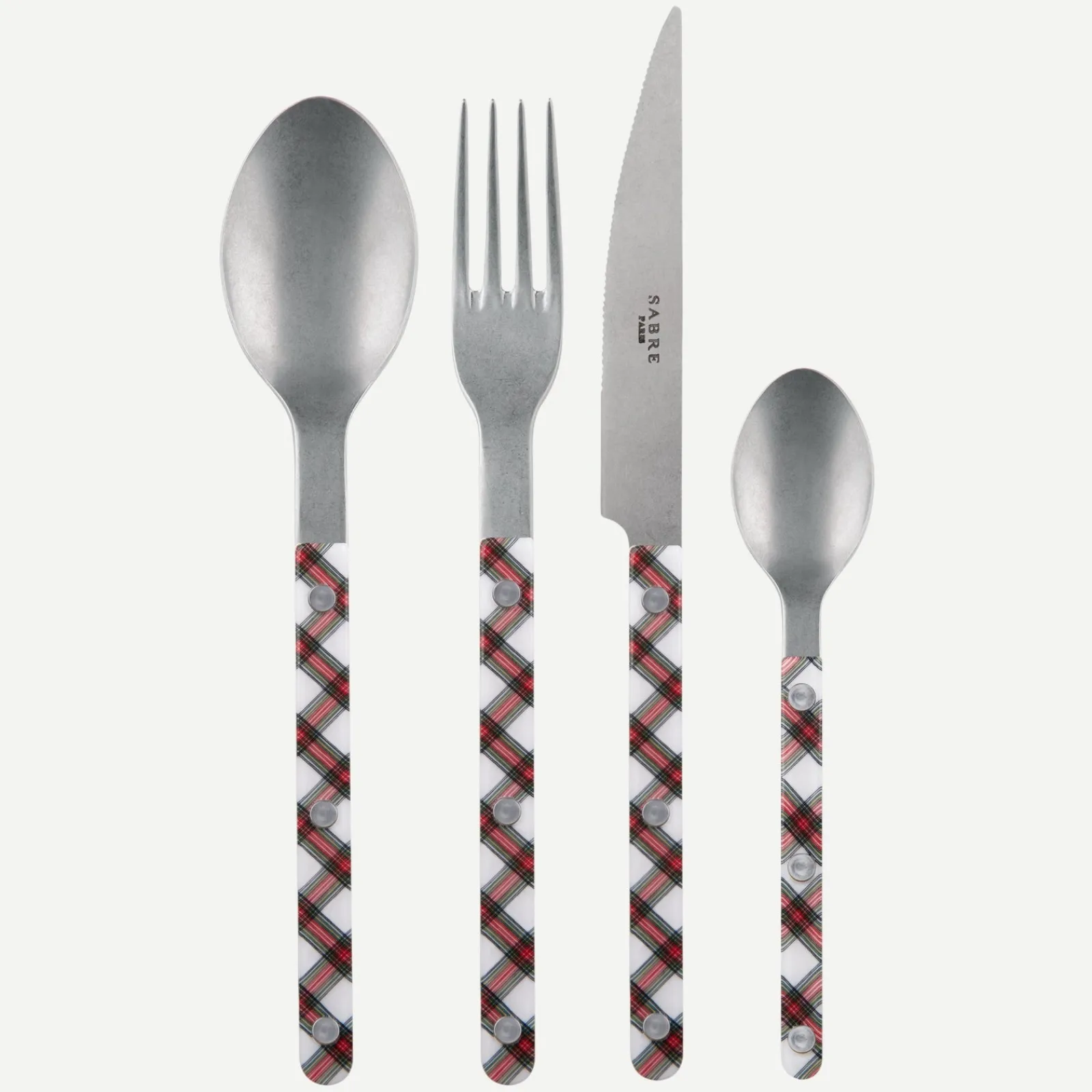 Sabre Paris Bistrot Vintage Tartan, Blanc Store