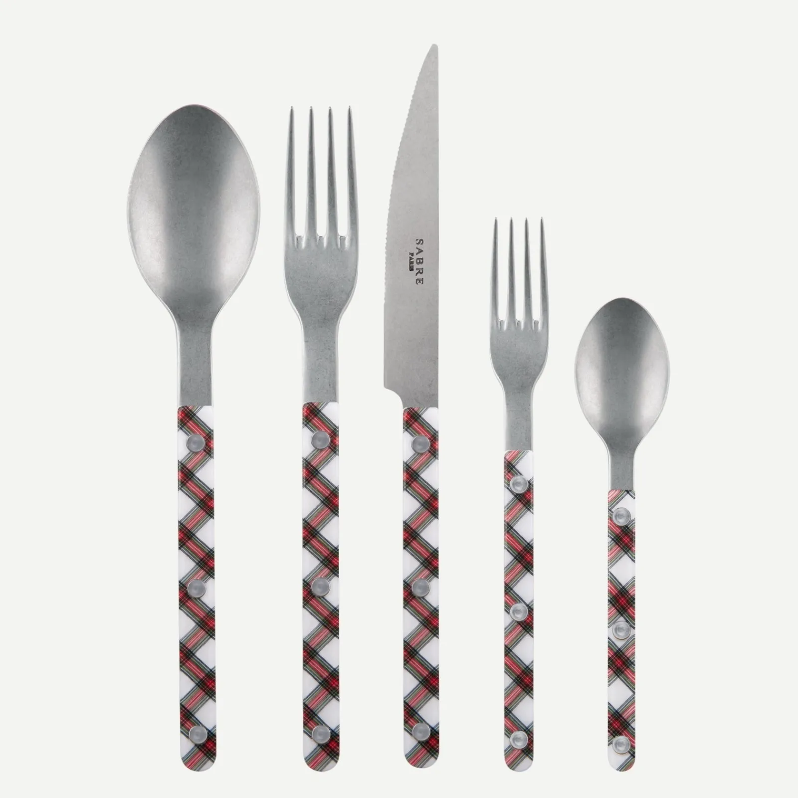 Sabre Paris Bistrot Vintage Tartan, Blanc Store