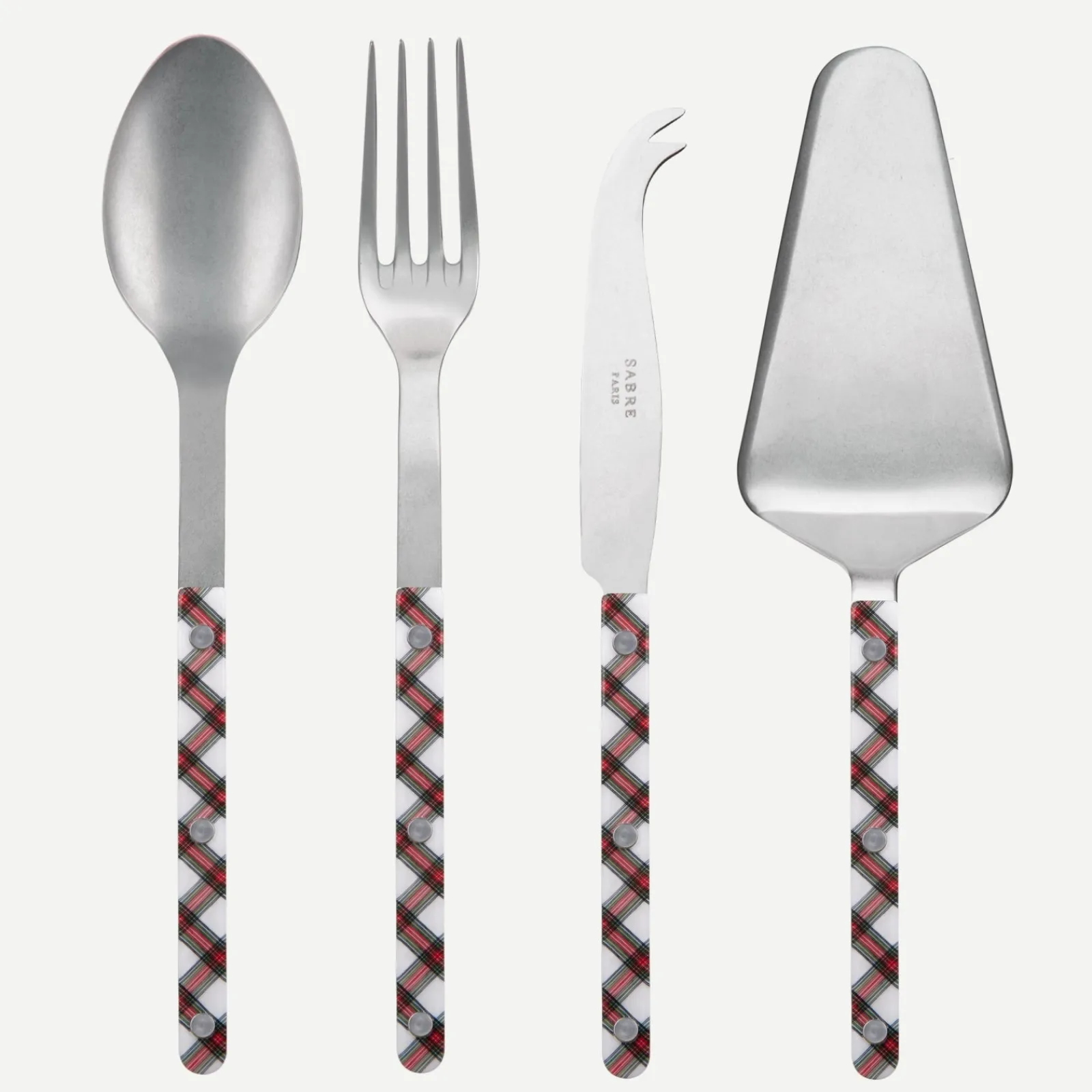 Sabre Paris Bistrot Vintage Tartan, Blanc Discount