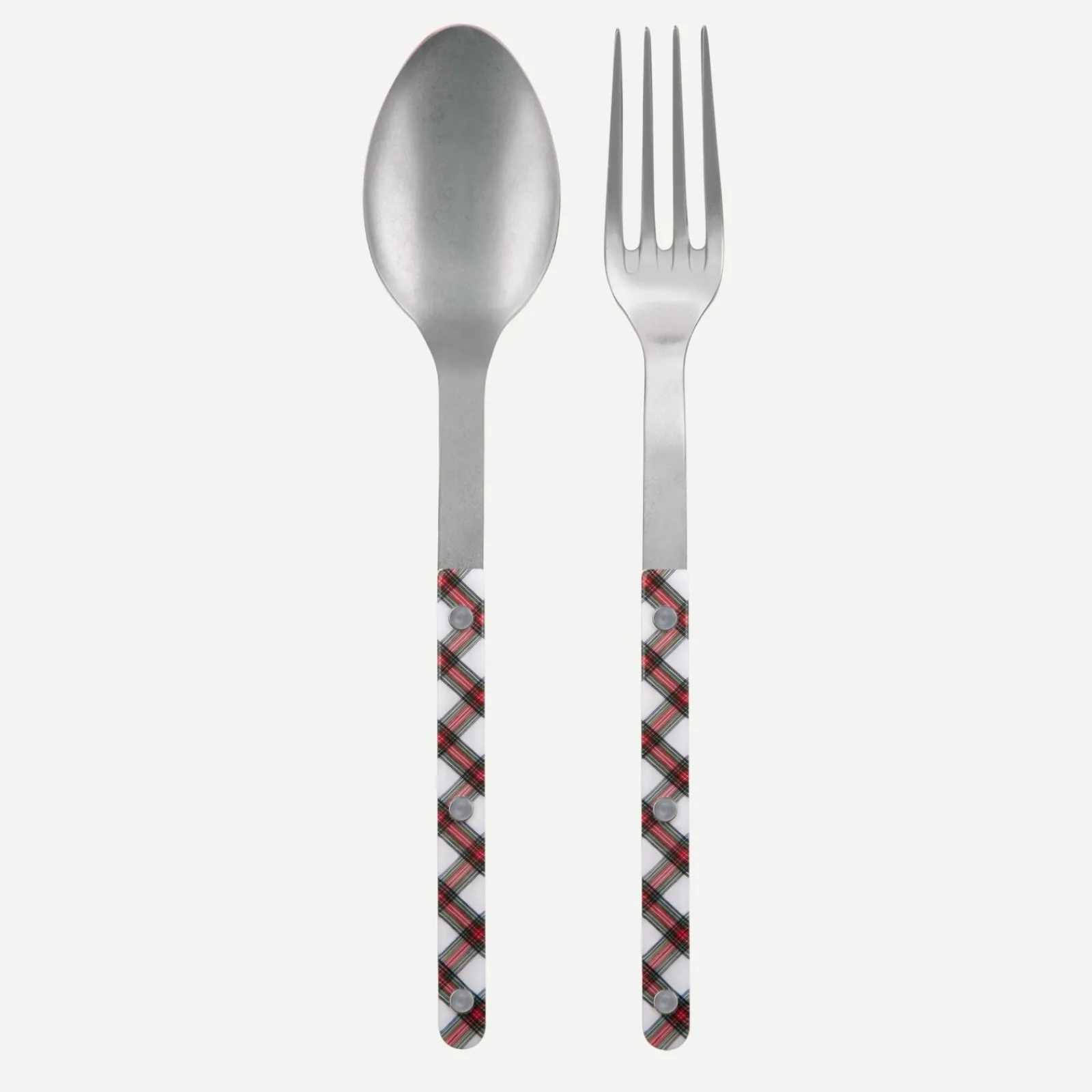 Sabre Paris Bistrot Vintage Tartan, Blanc Sale