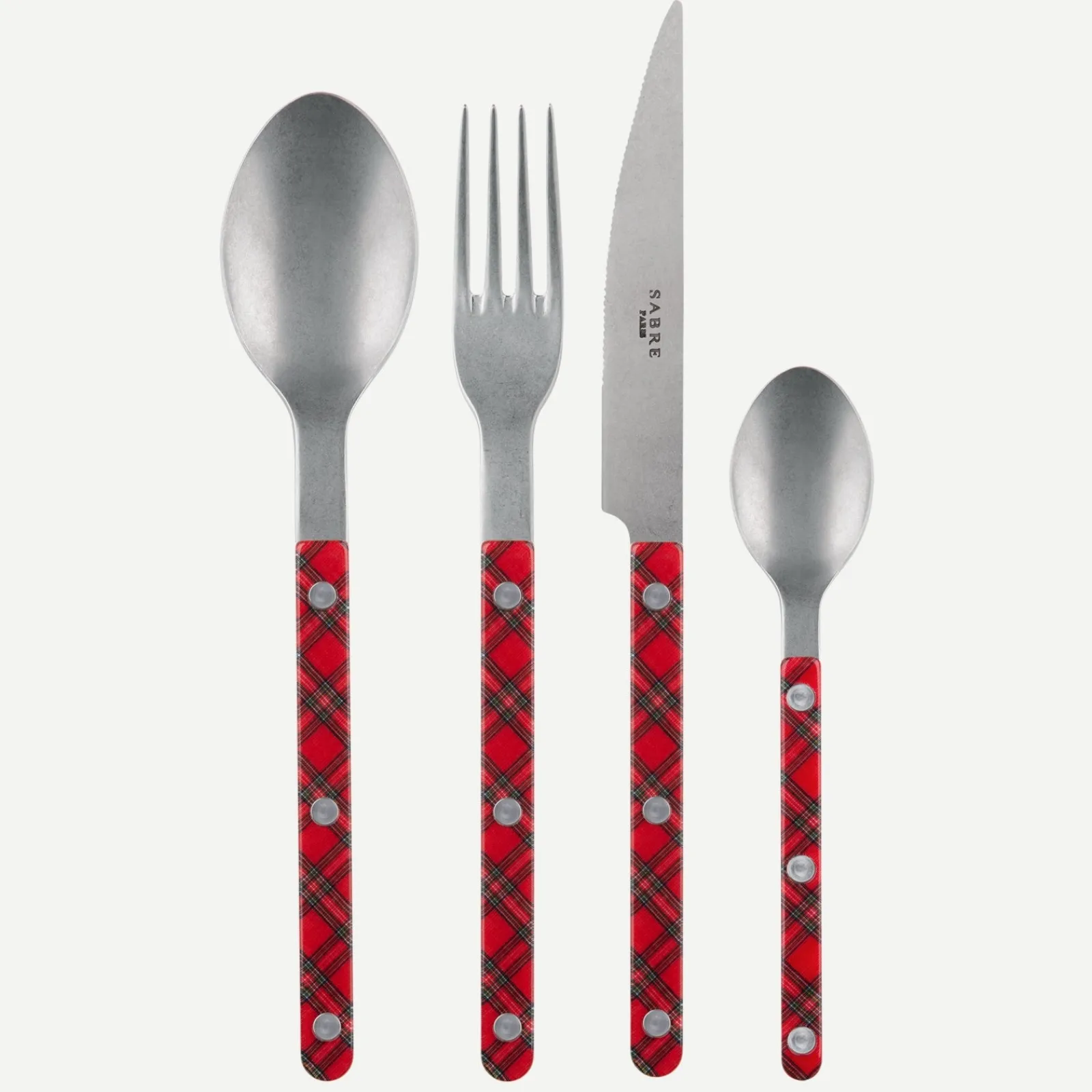 Sabre Paris Bistrot Vintage Tartan, Rouge Best
