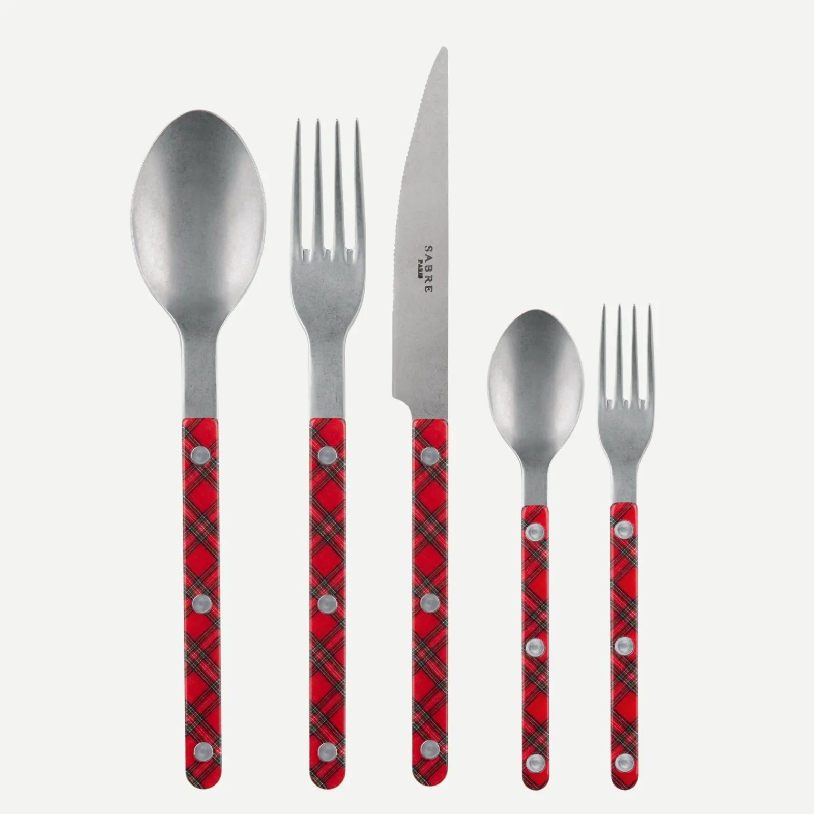 Sabre Paris Bistrot Vintage Tartan, Rouge Discount