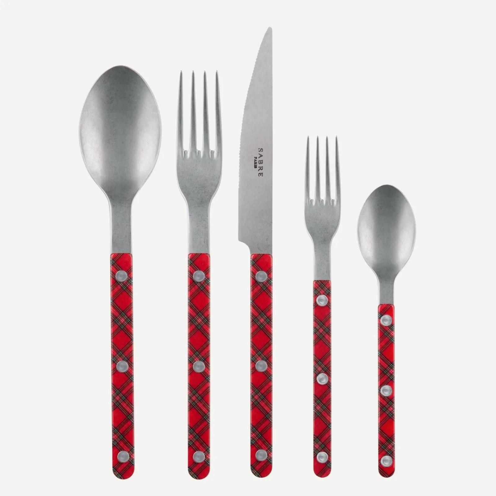 Sabre Paris Bistrot Vintage Tartan, Rouge Discount
