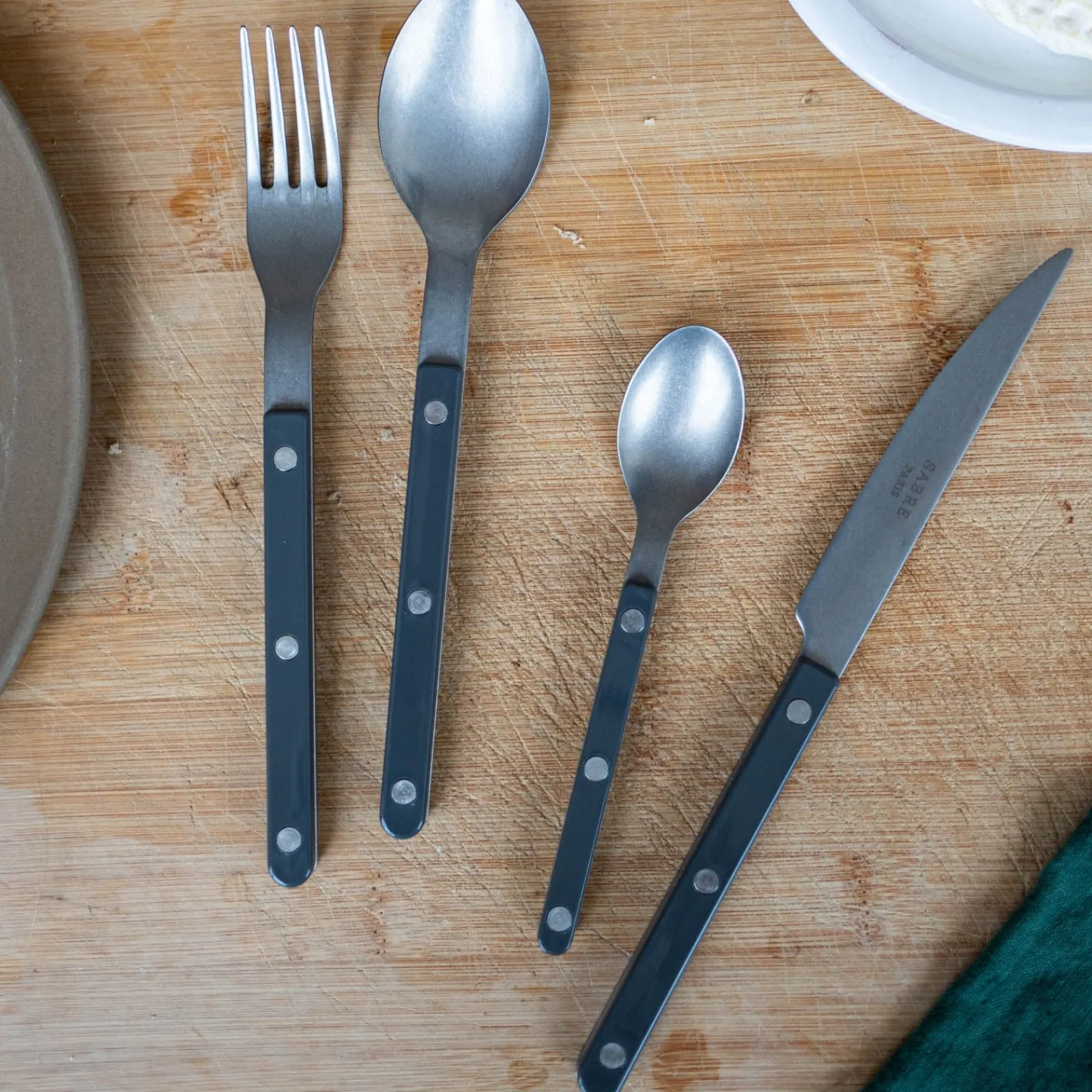 Sabre Paris Bistrot Vintage Uni, Anthracite Flash Sale