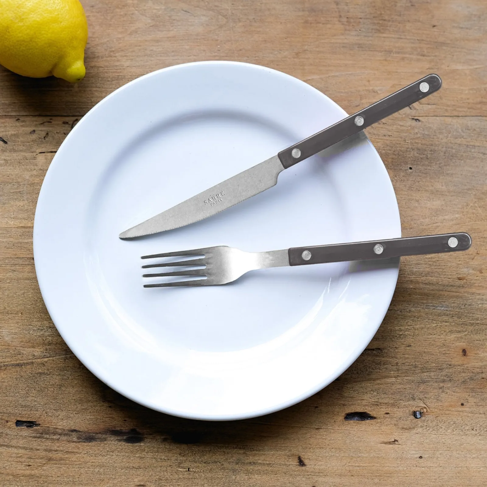 Sabre Paris Bistrot Vintage Uni, Anthracite Flash Sale