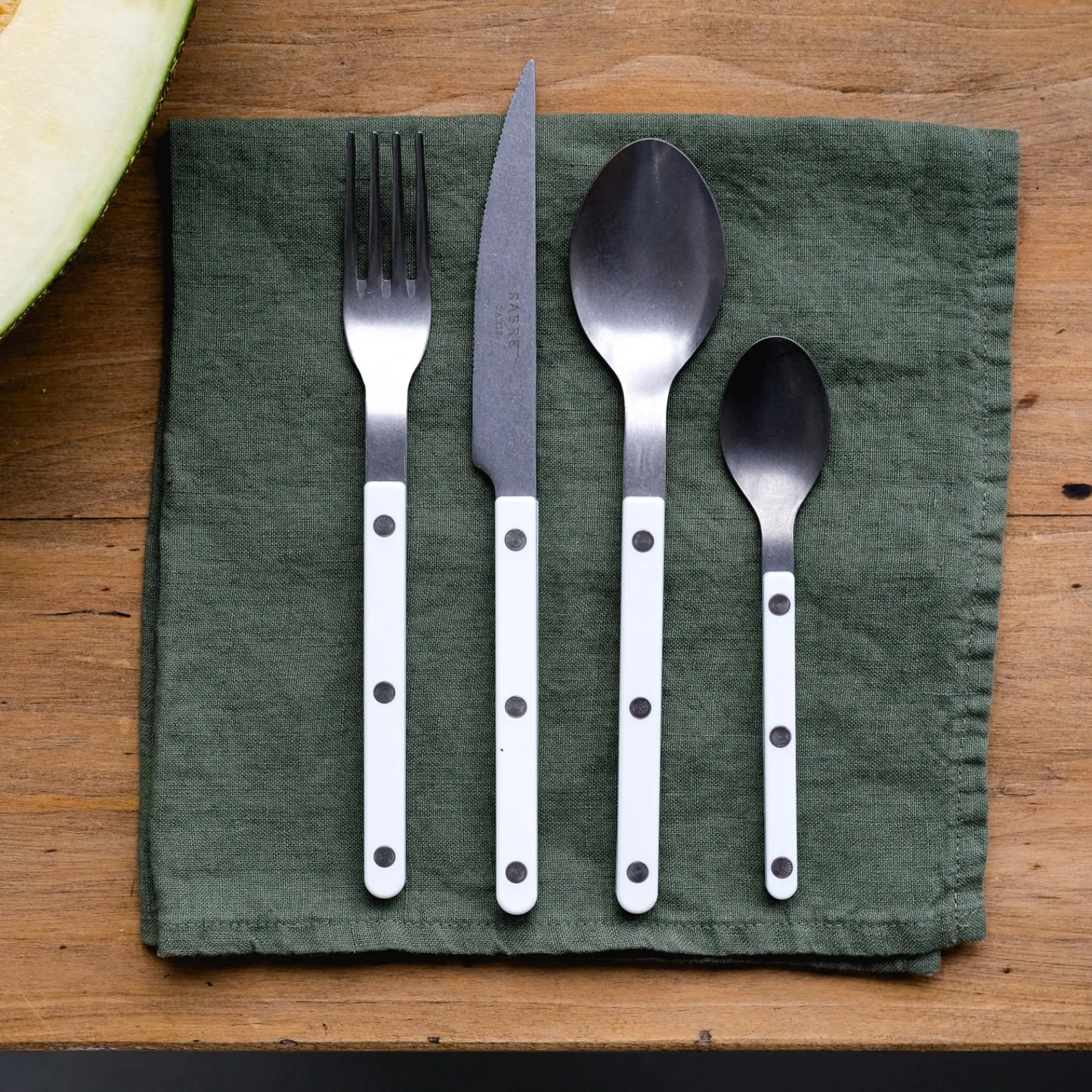 Sabre Paris Bistrot Vintage Uni, Blanc Flash Sale