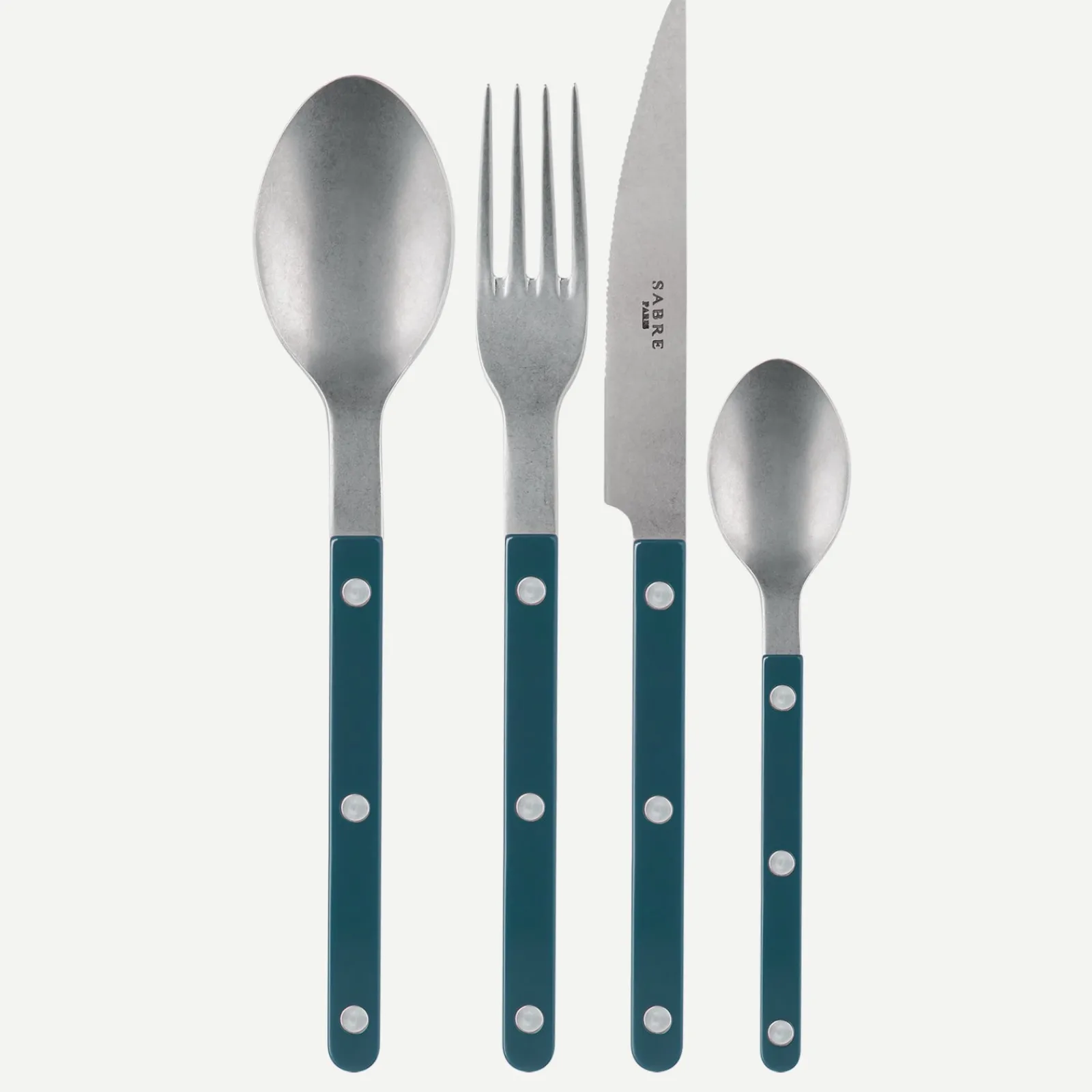 Sabre Paris Bistrot Vintage Uni, Bleu canard Bleucanard Cheap