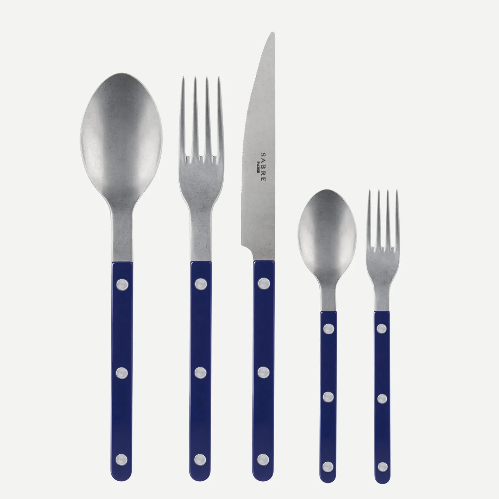 Sabre Paris Bistrot Vintage Uni, Bleu marine Bleumarine Flash Sale