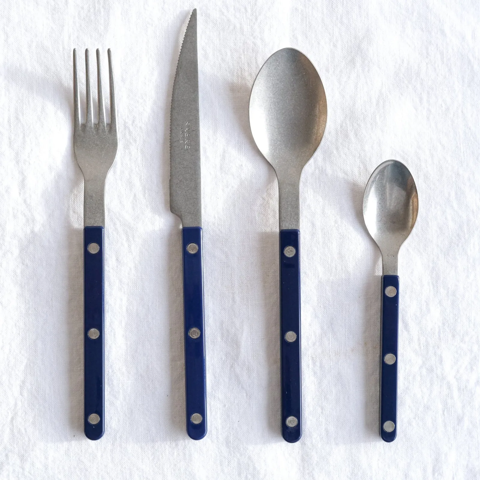 Sabre Paris Bistrot Vintage Uni, Bleu marine Bleumarine Store