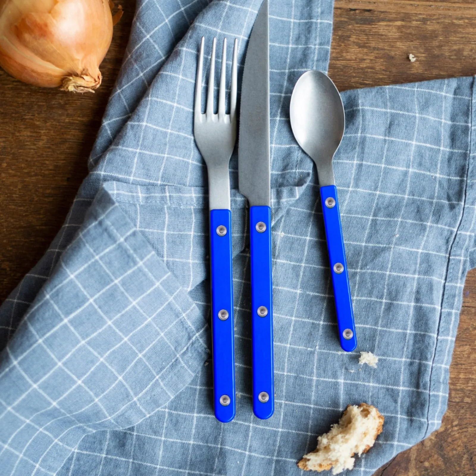 Sabre Paris Bistrot Vintage Uni, Bleu outremer Bleuoutremer Shop
