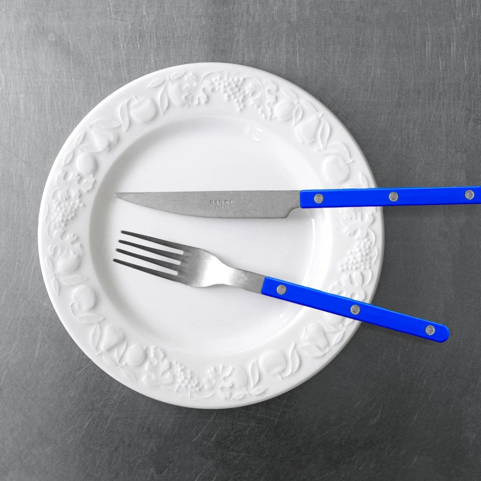 Sabre Paris Bistrot Vintage Uni, Bleu outremer Bleuoutremer Outlet