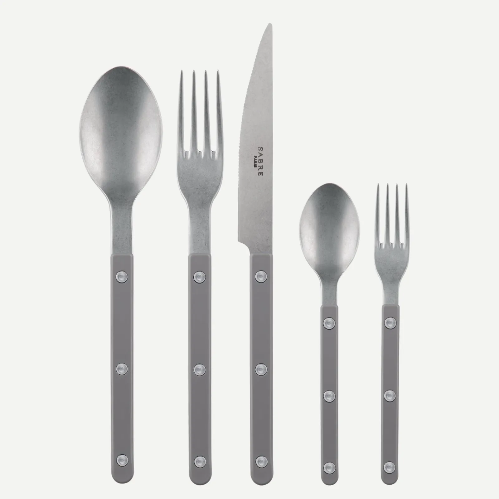 Sabre Paris Bistrot Vintage Uni, Gris Cheap