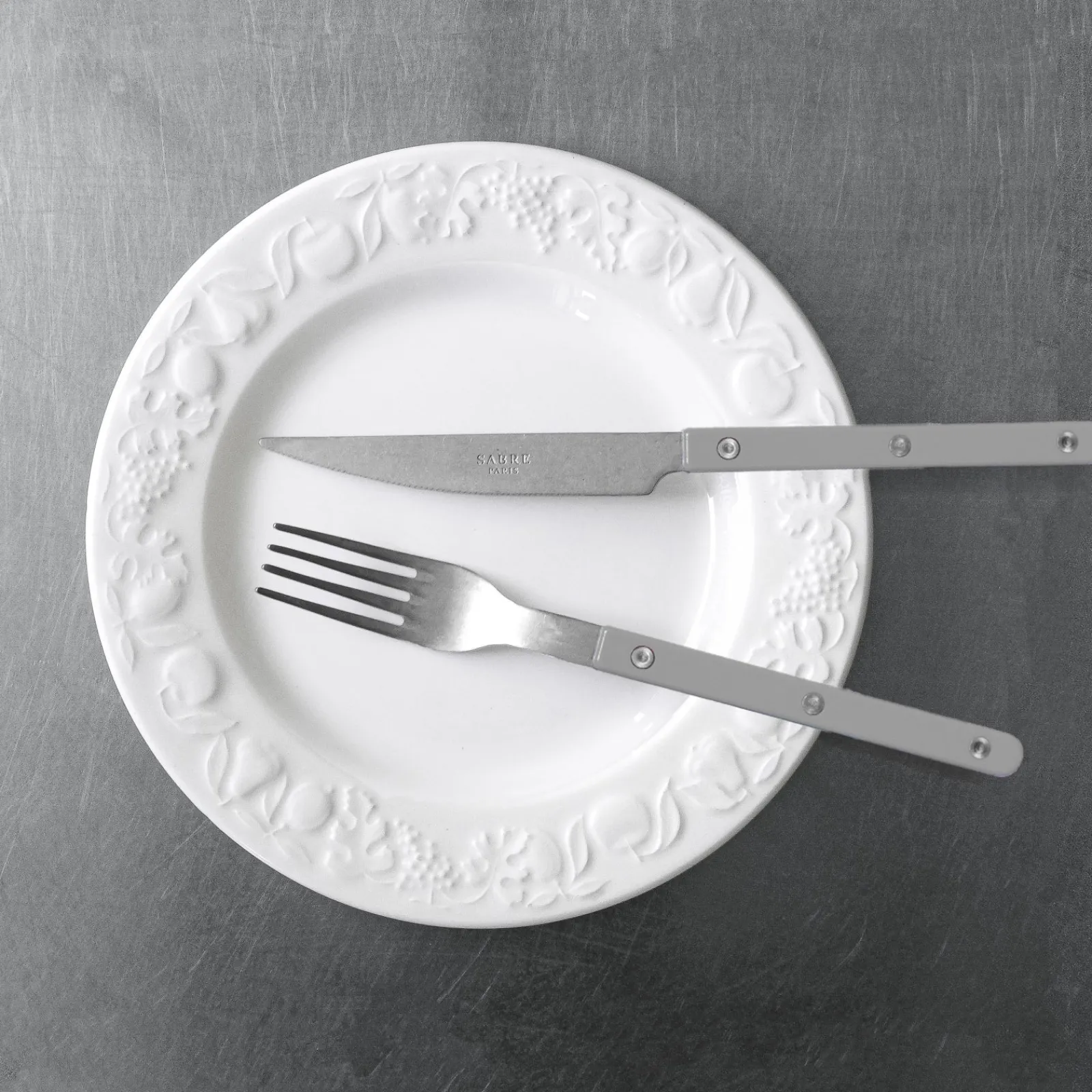 Sabre Paris Bistrot Vintage Uni, Gris Shop