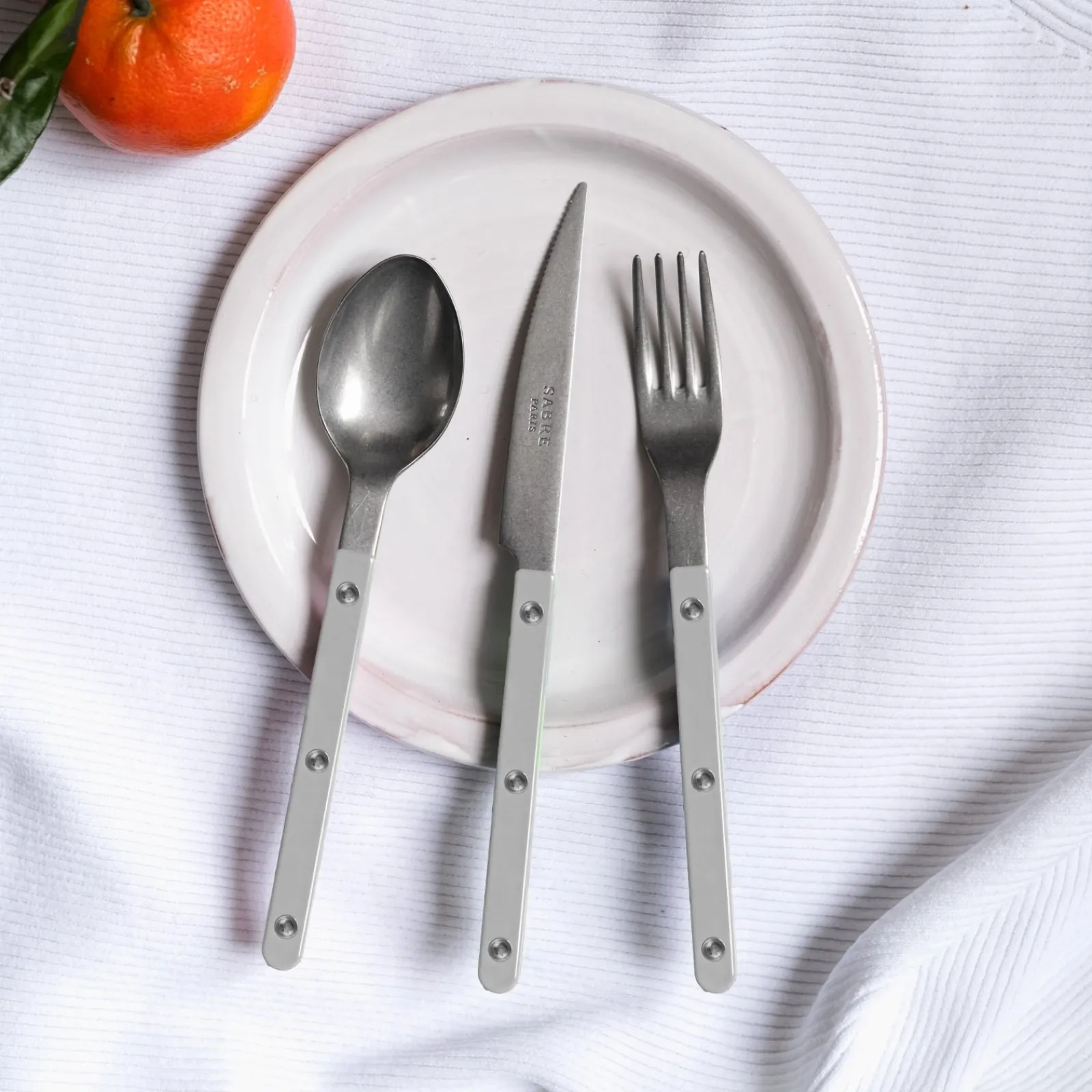 Sabre Paris Bistrot Vintage Uni, Gris New