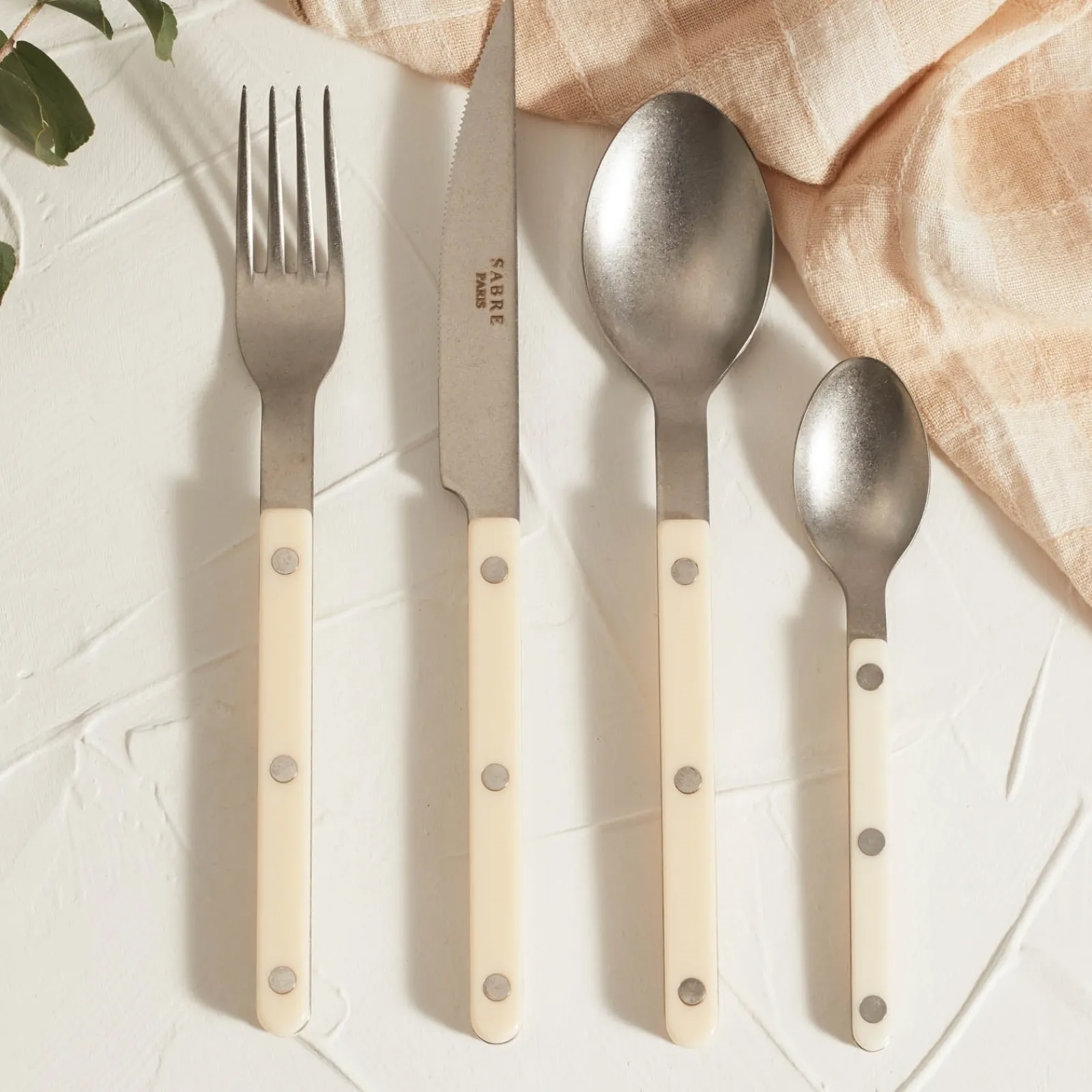 Sabre Paris Bistrot Vintage Uni, Ivoire Cheap