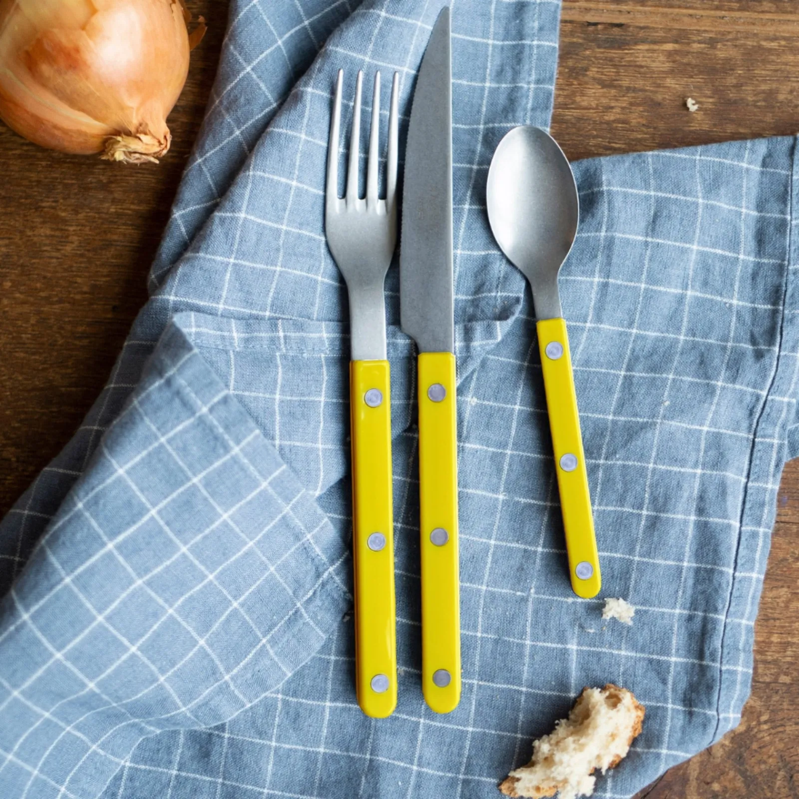 Sabre Paris Bistrot Vintage Uni, Jaune Sale