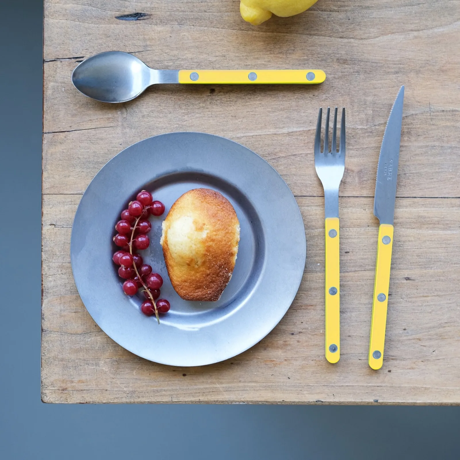Sabre Paris Bistrot Vintage Uni, Jaune Flash Sale