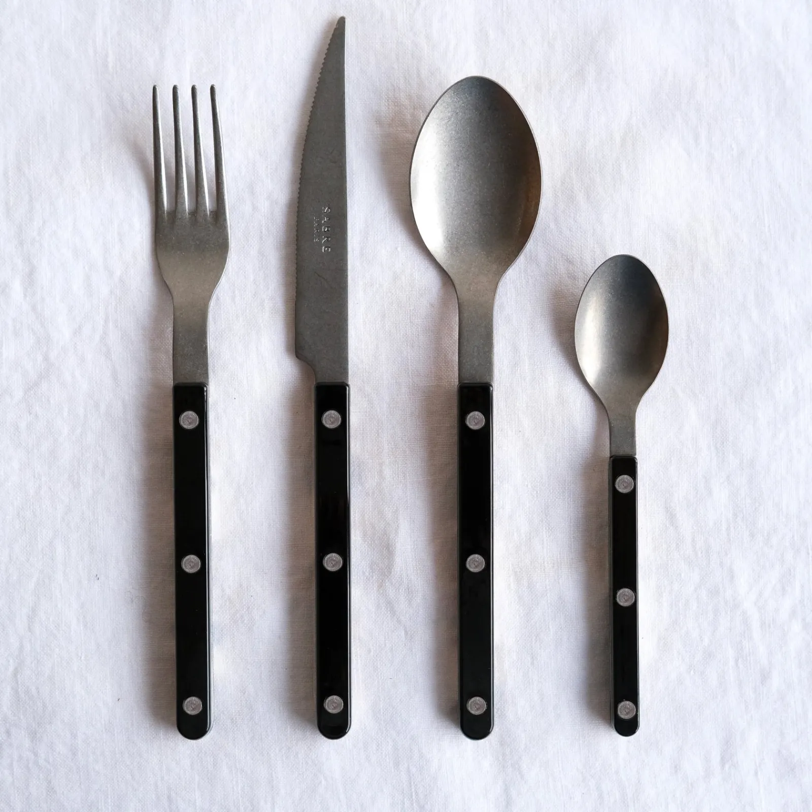 Sabre Paris Bistrot Vintage Uni, Noir Clearance