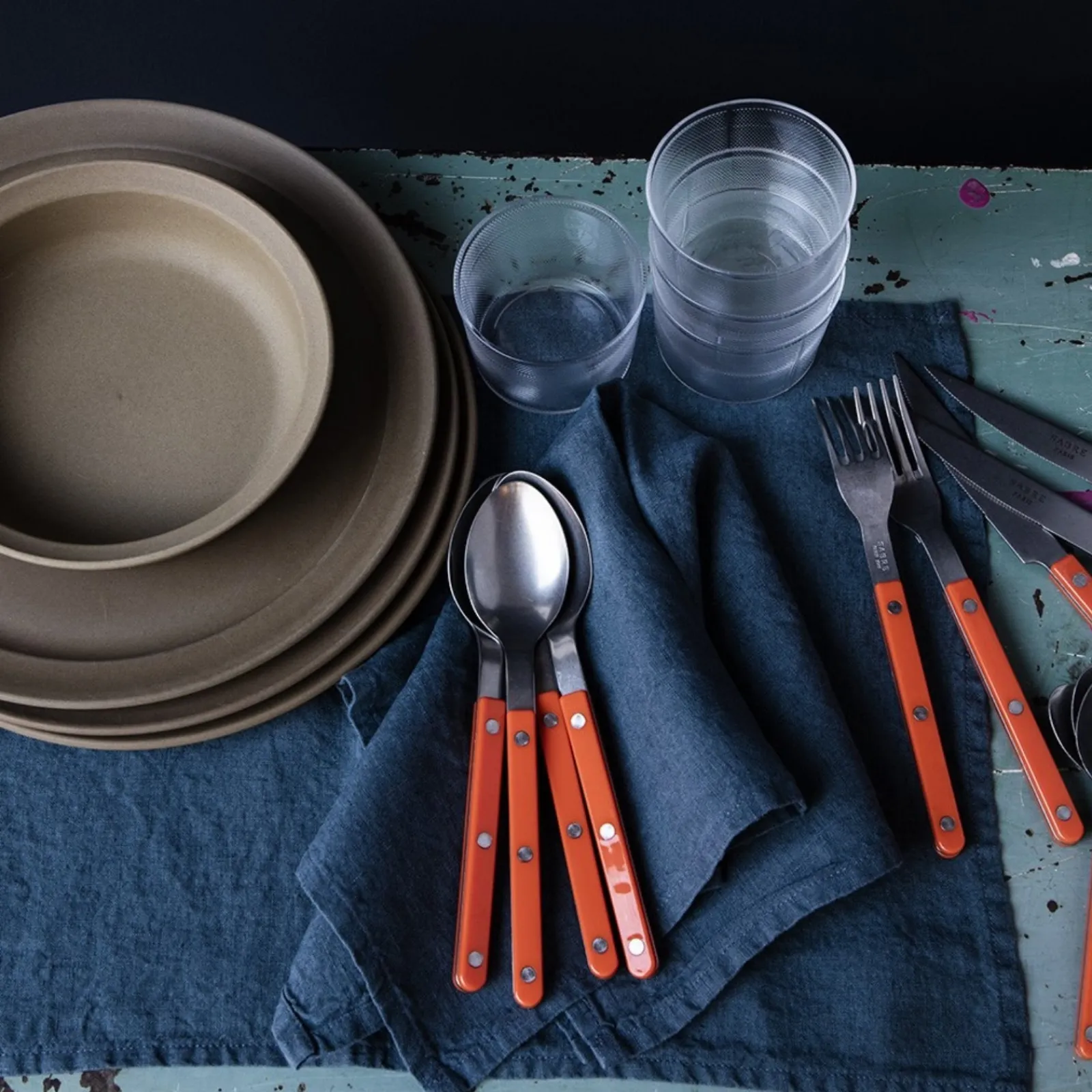 Sabre Paris Bistrot Vintage Uni, Orange New
