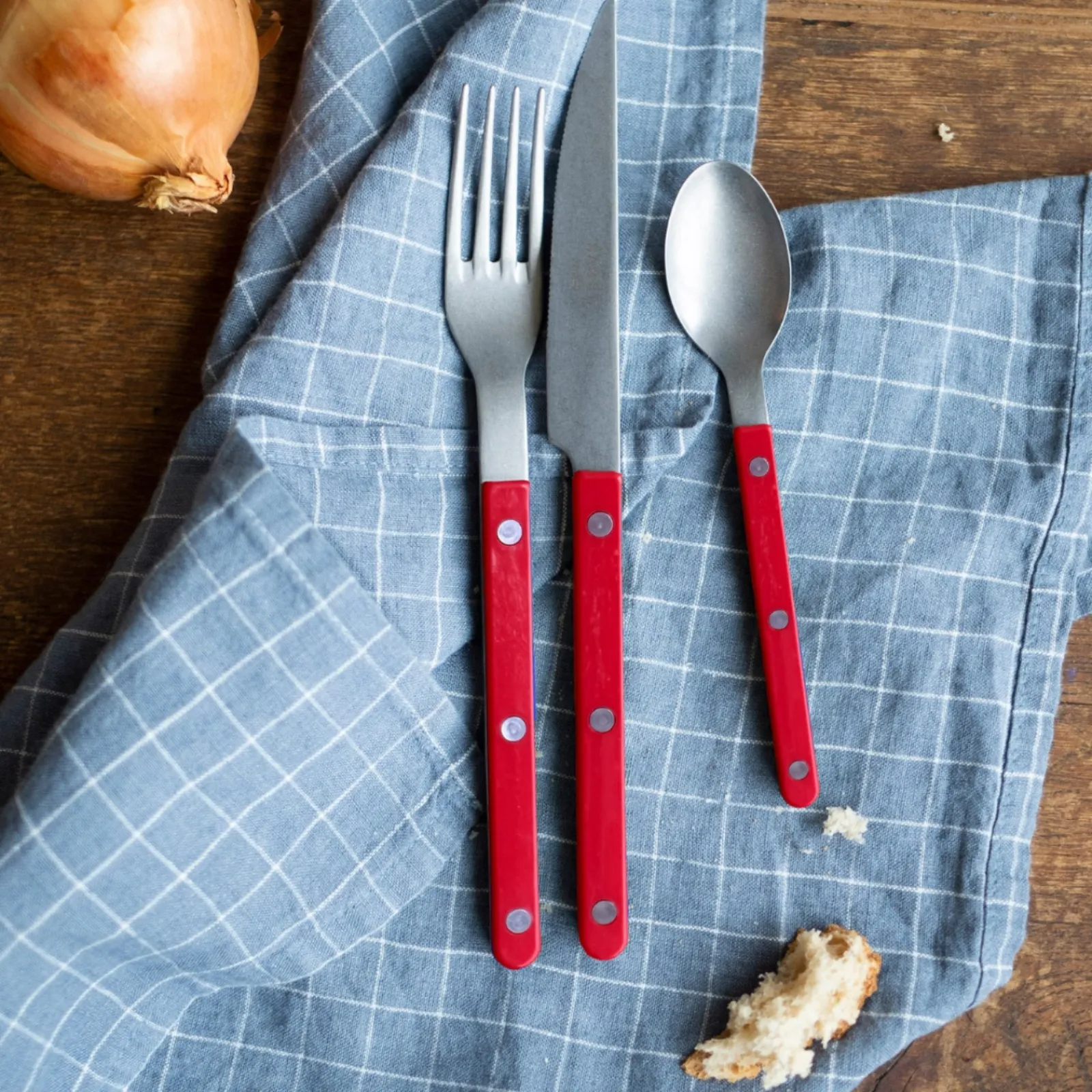 Sabre Paris Bistrot Vintage Uni, Rouge Flash Sale
