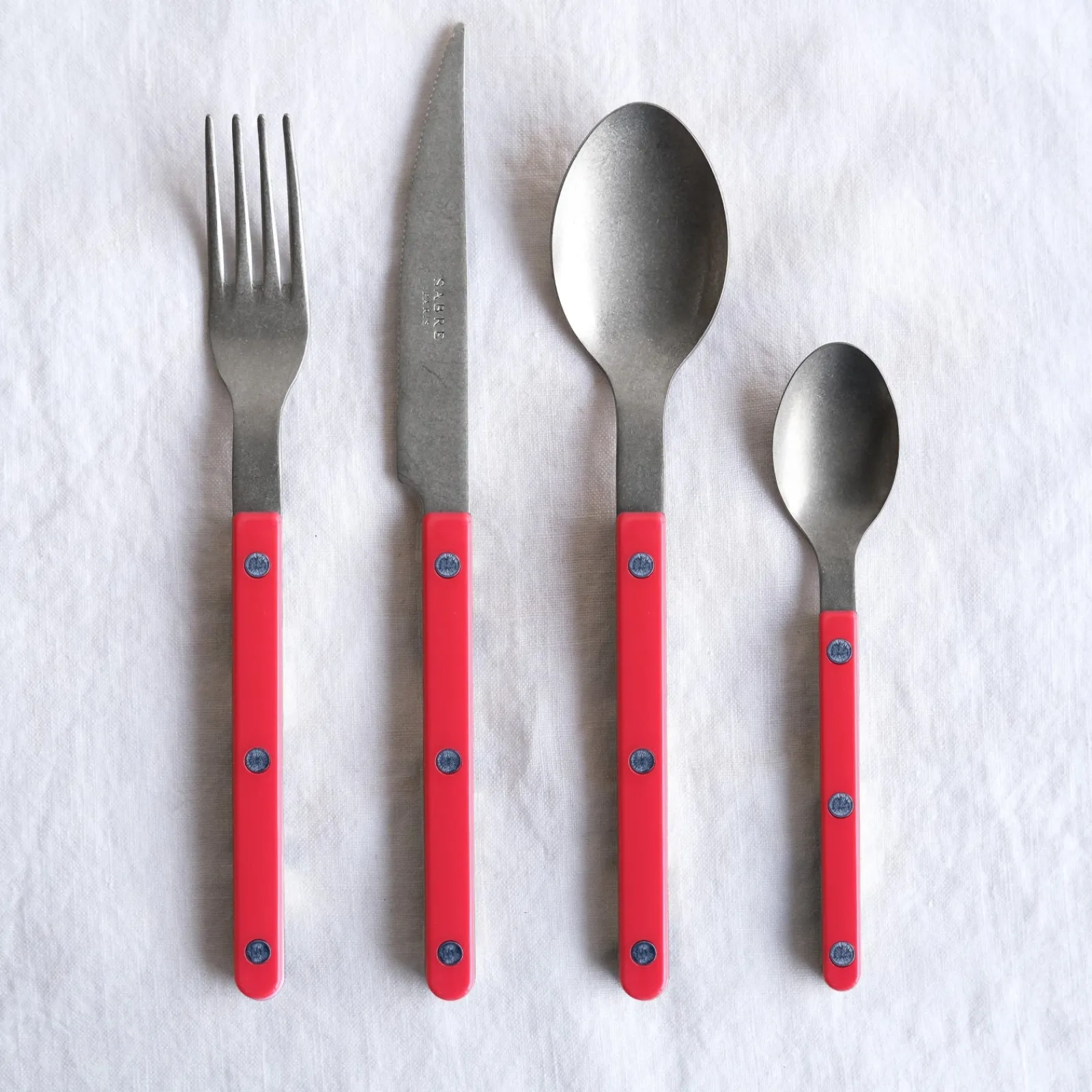 Sabre Paris Bistrot Vintage Uni, Rouge Sale
