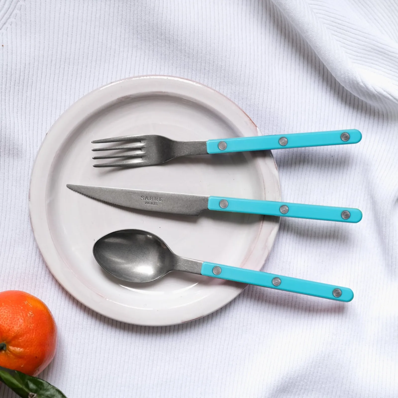 Sabre Paris Bistrot Vintage Uni, Turquoise New