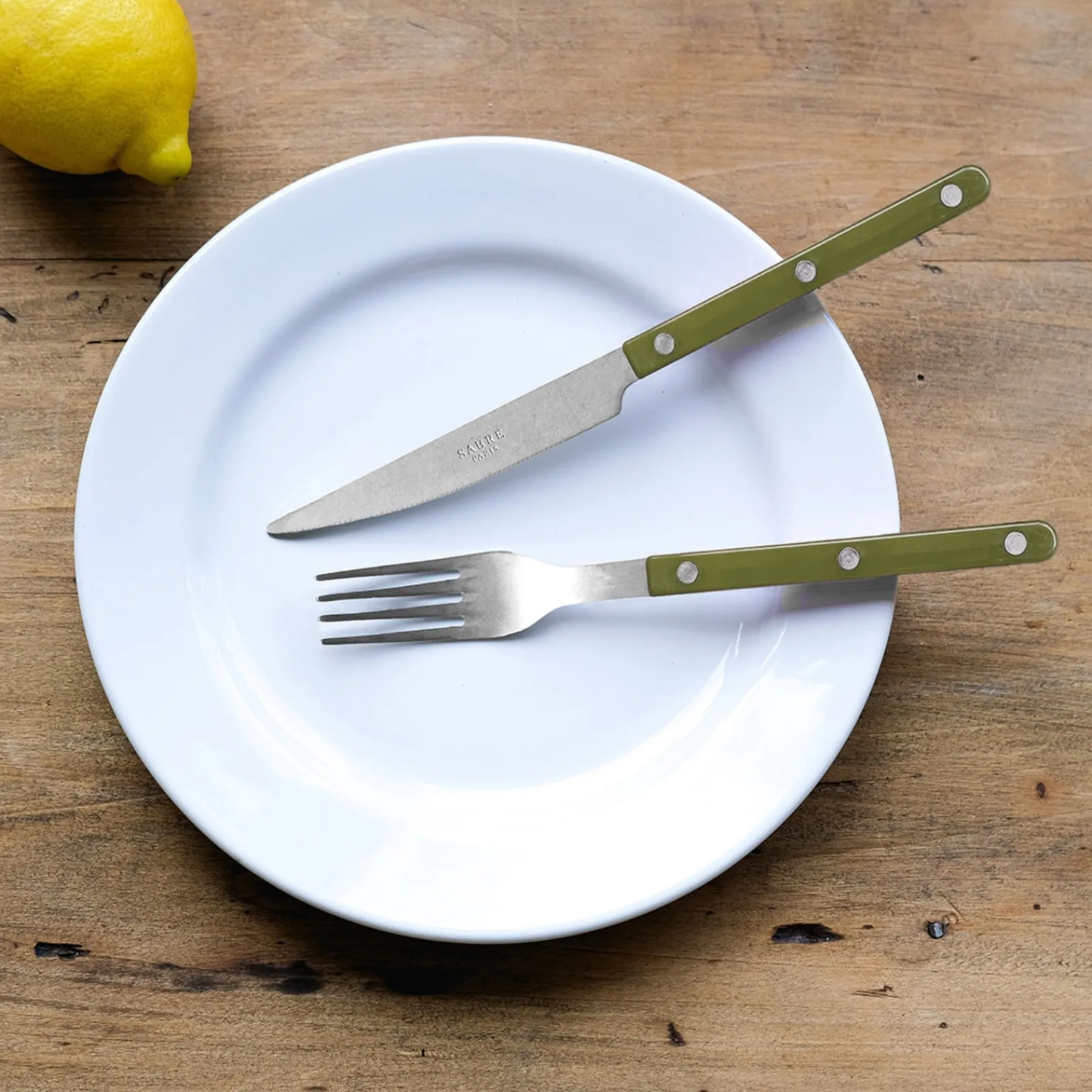 Sabre Paris Bistrot Vintage Uni, Vert fougère Vertfougère Clearance