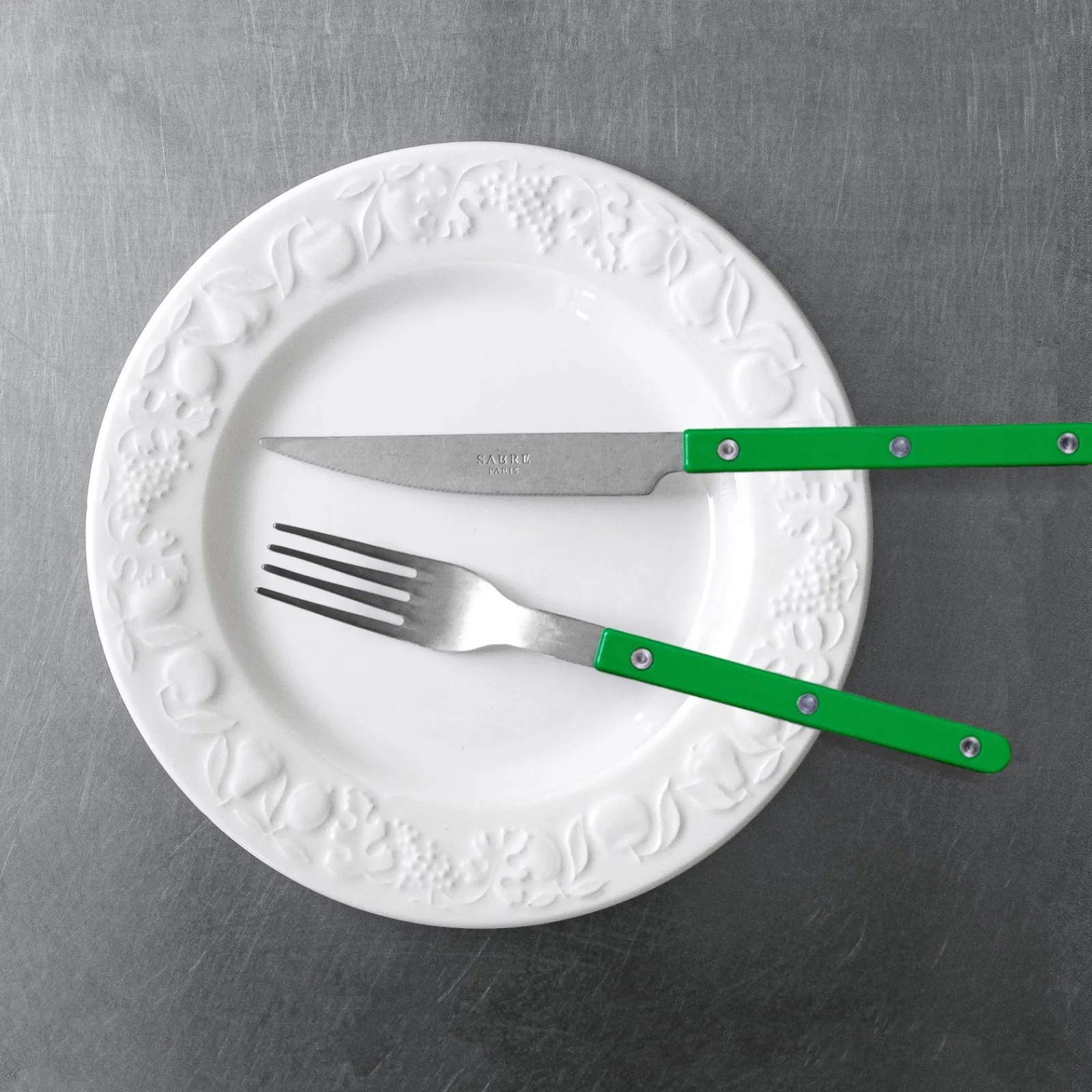 Sabre Paris Bistrot Vintage Uni, Vert jardin Vertjardin Flash Sale
