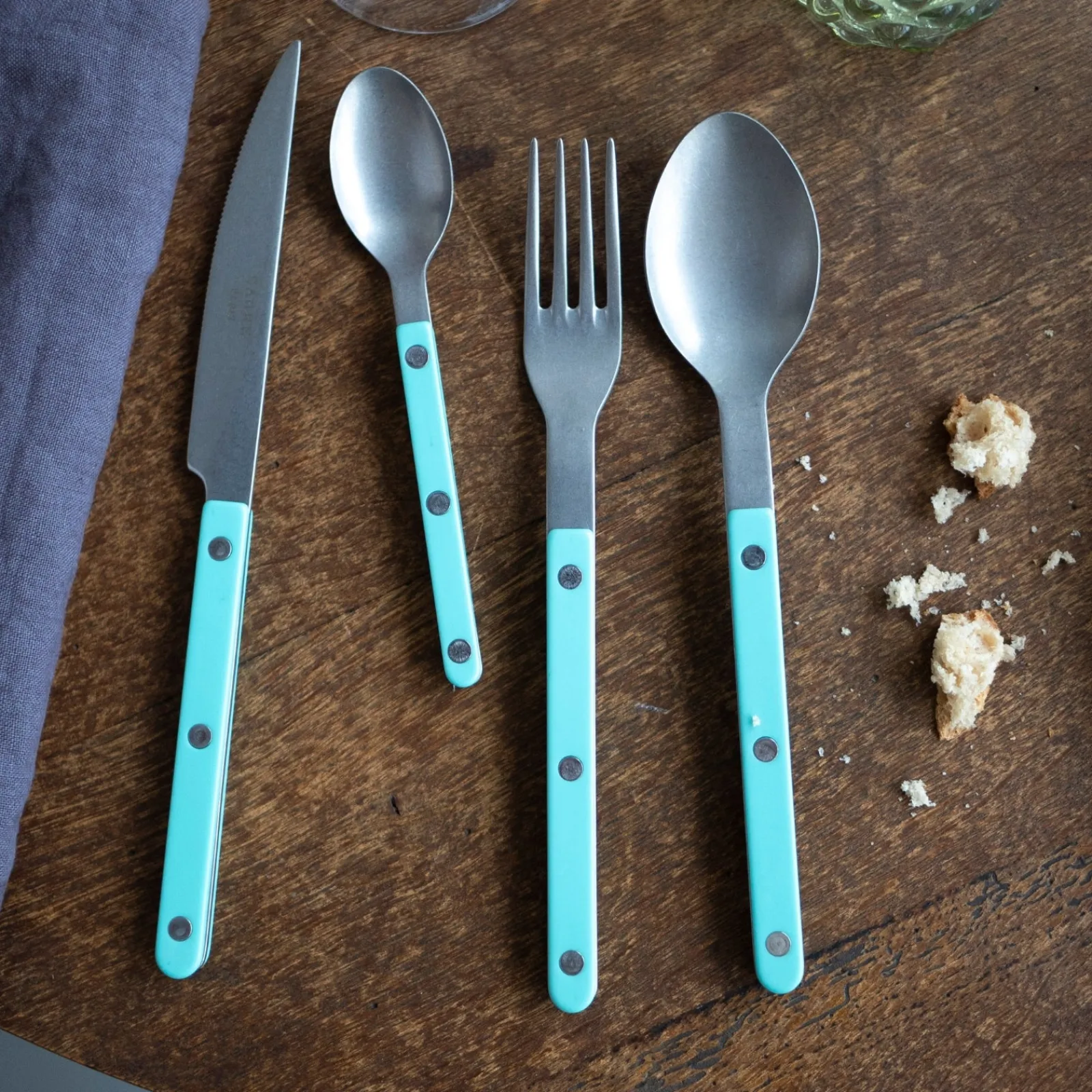 Sabre Paris Bistrot Vintage Uni, Vert pastel Vertpastel Discount