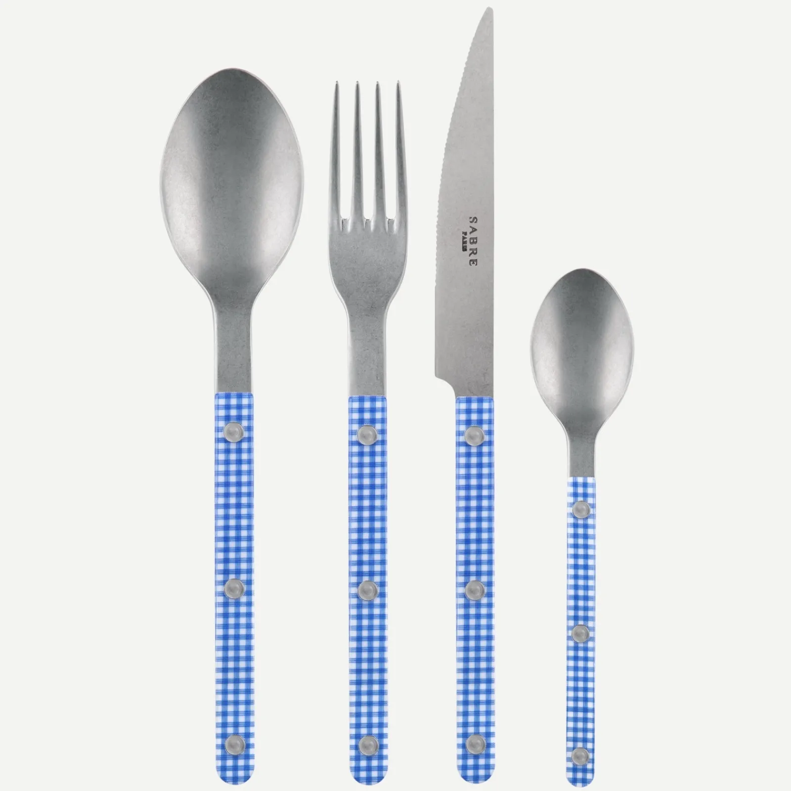 Sabre Paris Bistrot Vintage Vichy, Bleu Flash Sale