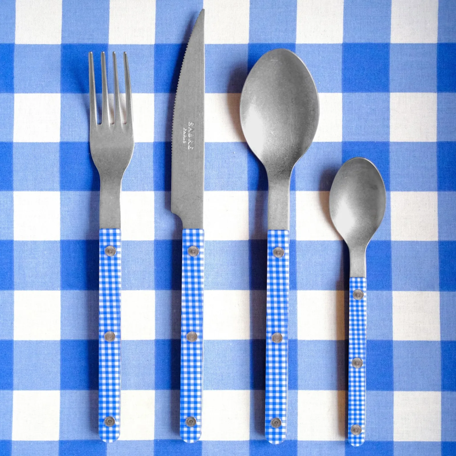 Sabre Paris Bistrot Vintage Vichy, Bleu Online