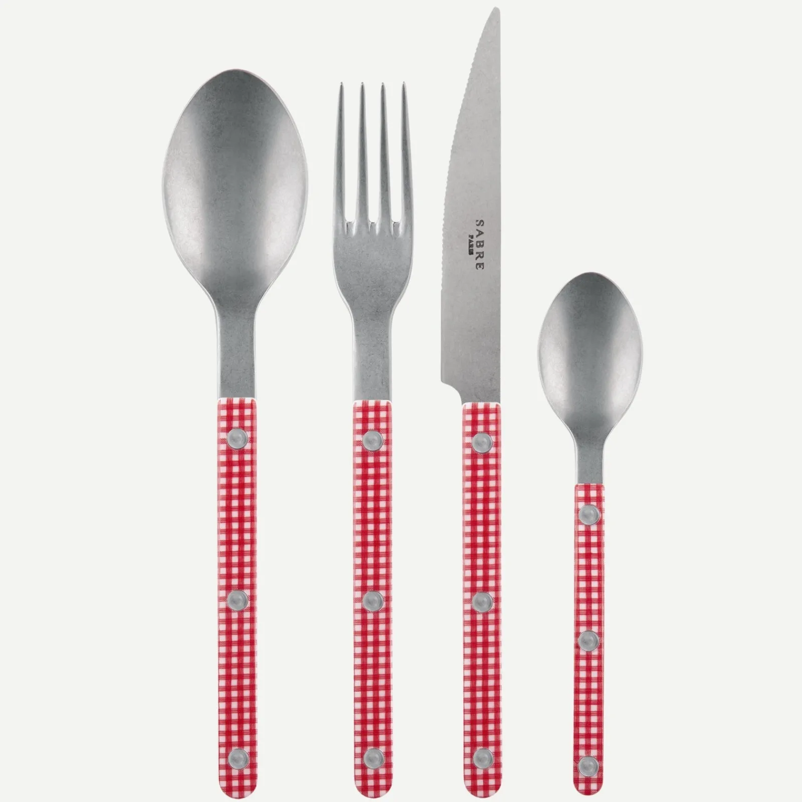 Sabre Paris Bistrot Vintage Vichy, Rouge Clearance