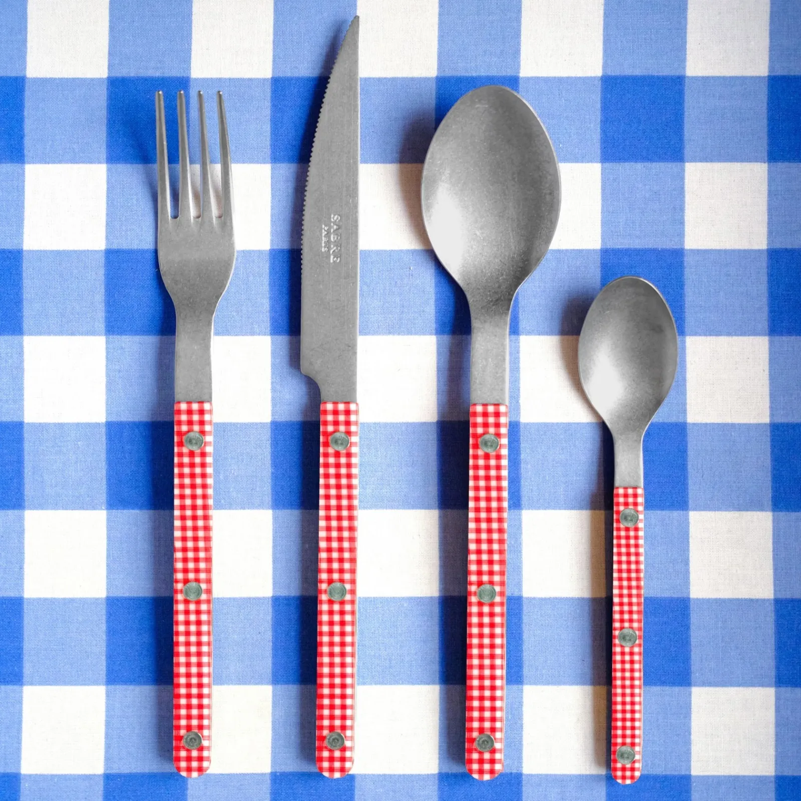 Sabre Paris Bistrot Vintage Vichy, Rouge Hot